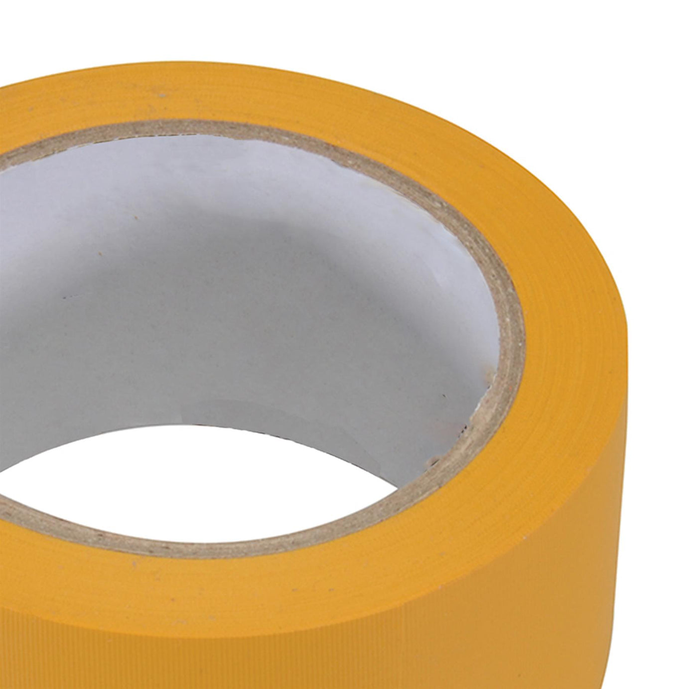Builders Tape - 50mm X 33M Yellow Rubber Adhesive On A Soft Pvc Carrier