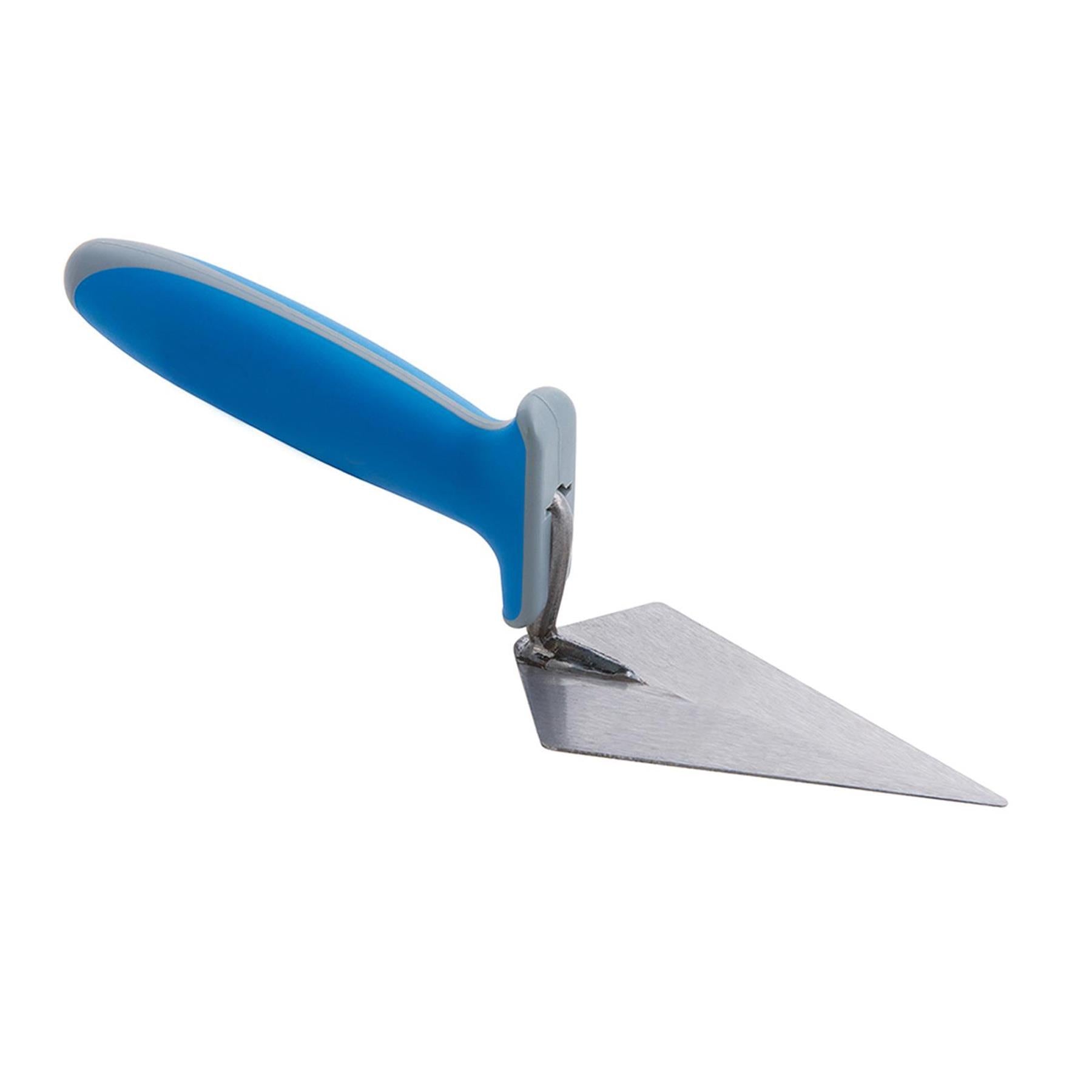 Pointing Trowel 125mm Soft Grip taper ground heel to toe for pointing jobs