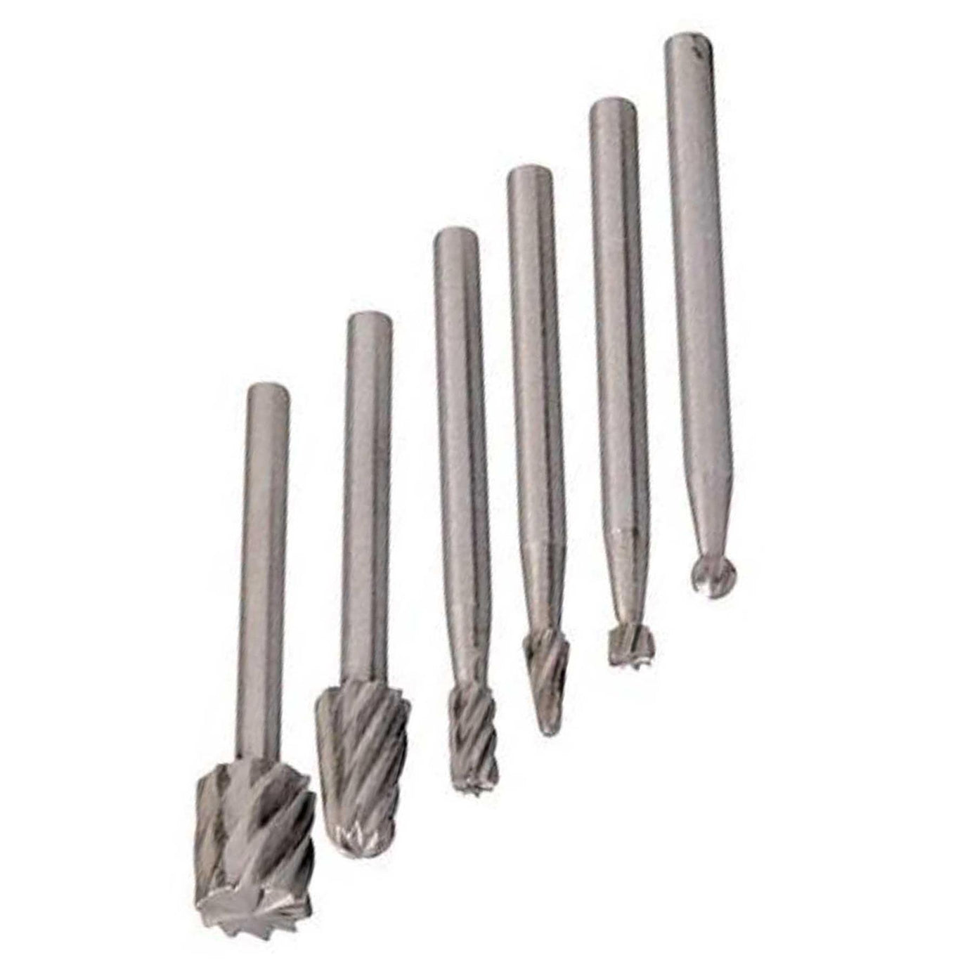 High Quality Rotary Tool Hss Burr 6Pce Set 2, 3, 5, 7mm Dia High Speed Fast Cut