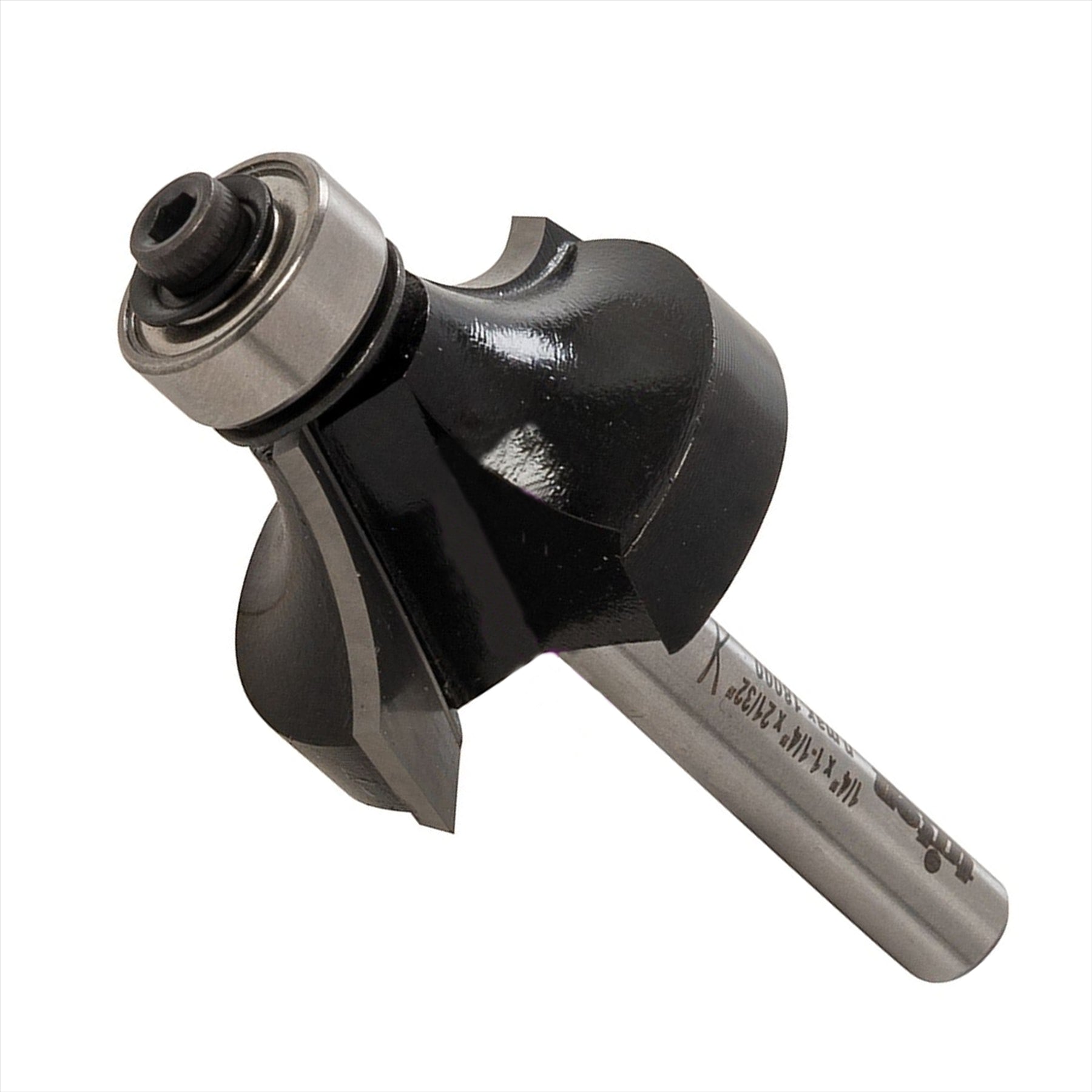 1/4" Roundover Bit 1 1/4" X 21/32" Twin Flutes For Clean, Precise Cutting