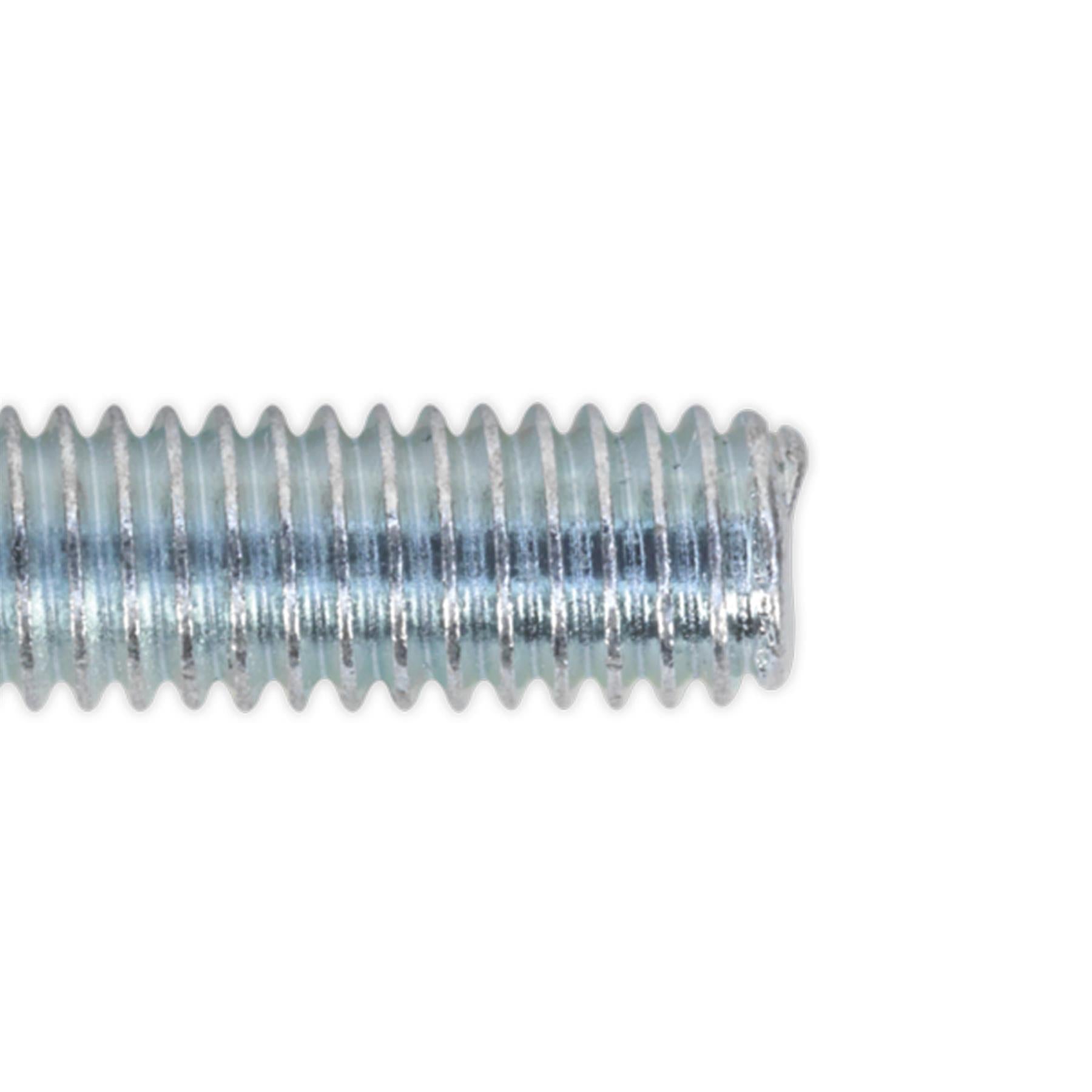 Sealey Machine Screw M6 x 25mm Pan Head Pozi Zinc Pack of 50