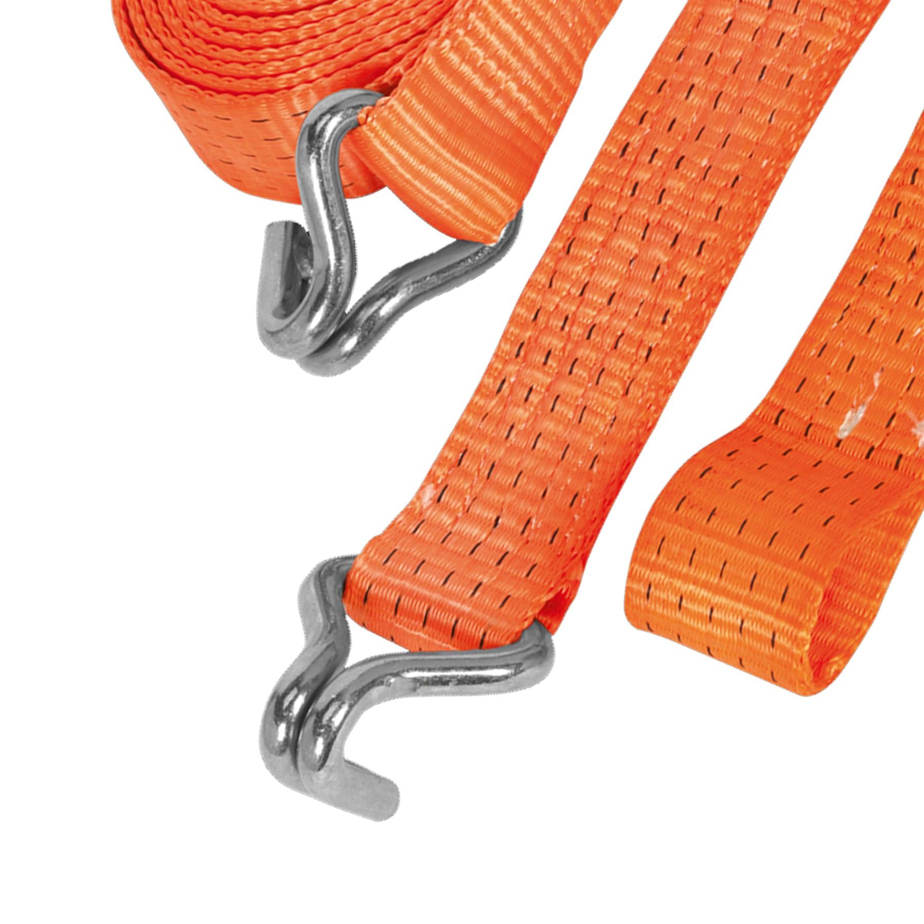 Sealey Car Transporter Ratchet Tie Down 50mm x 3m Alloy Wheel - Single 5000kg Breaking Strength