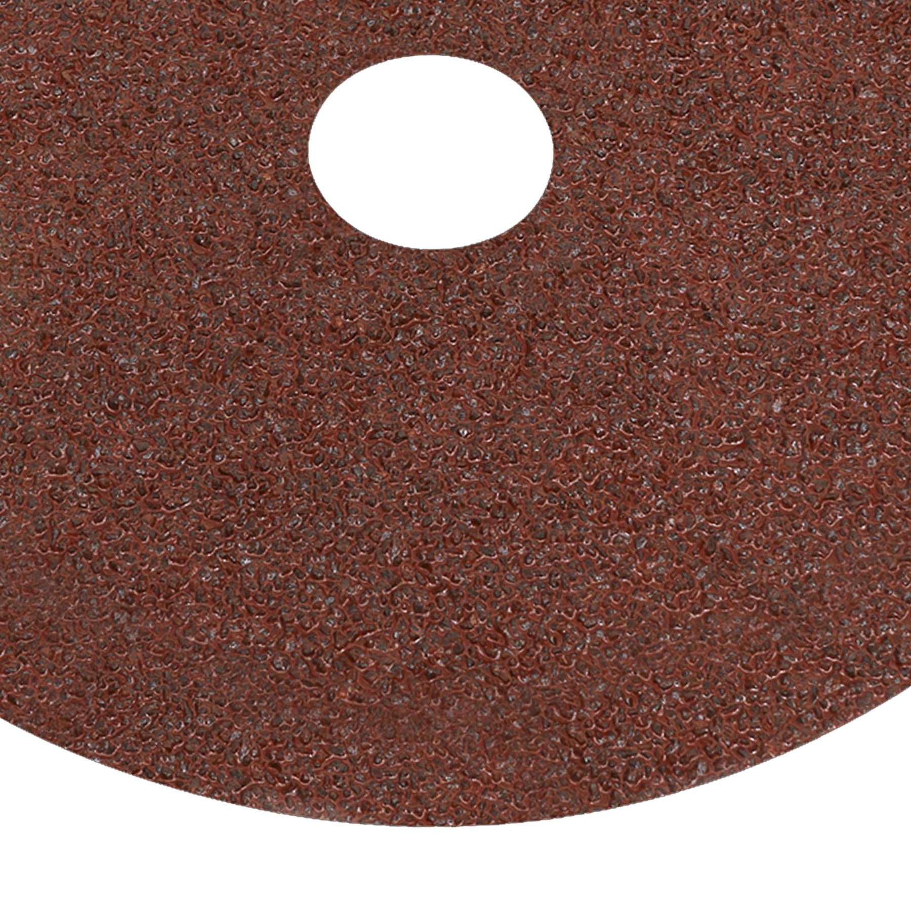 Sealey Fibre Backed Disc �100mm - 24Grit Pack of 25