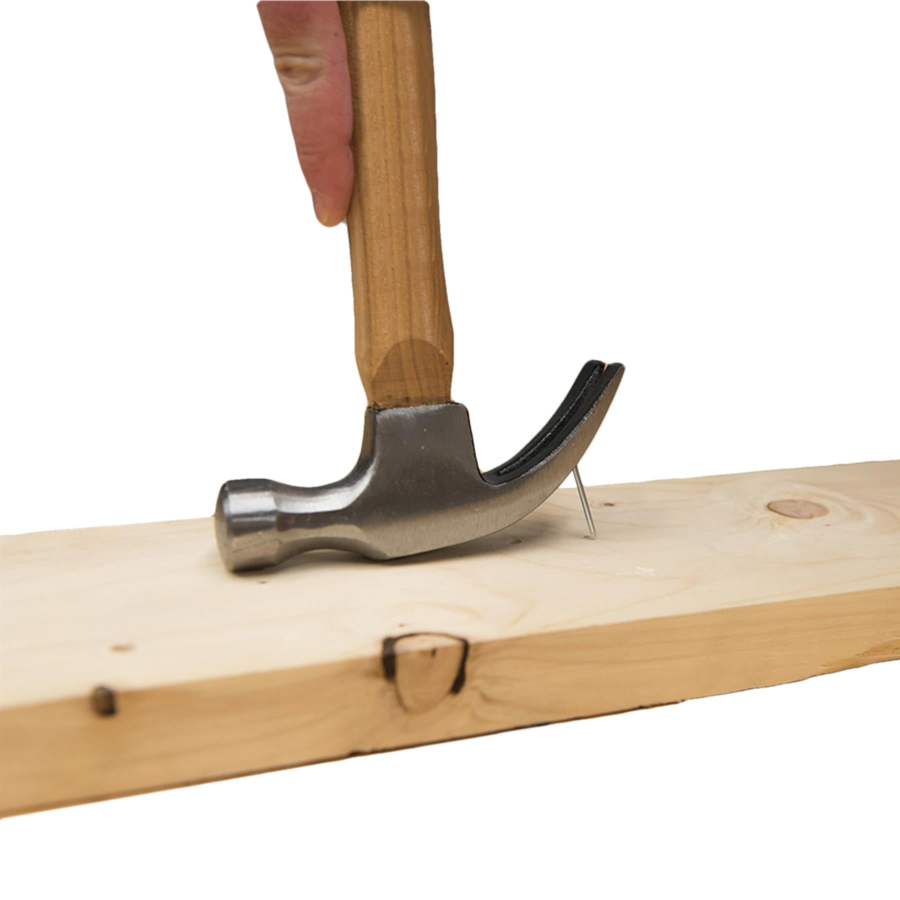 Hickory Claw Hammer - 16Oz (454G) Building Carpentry Nail Work Forged Steel