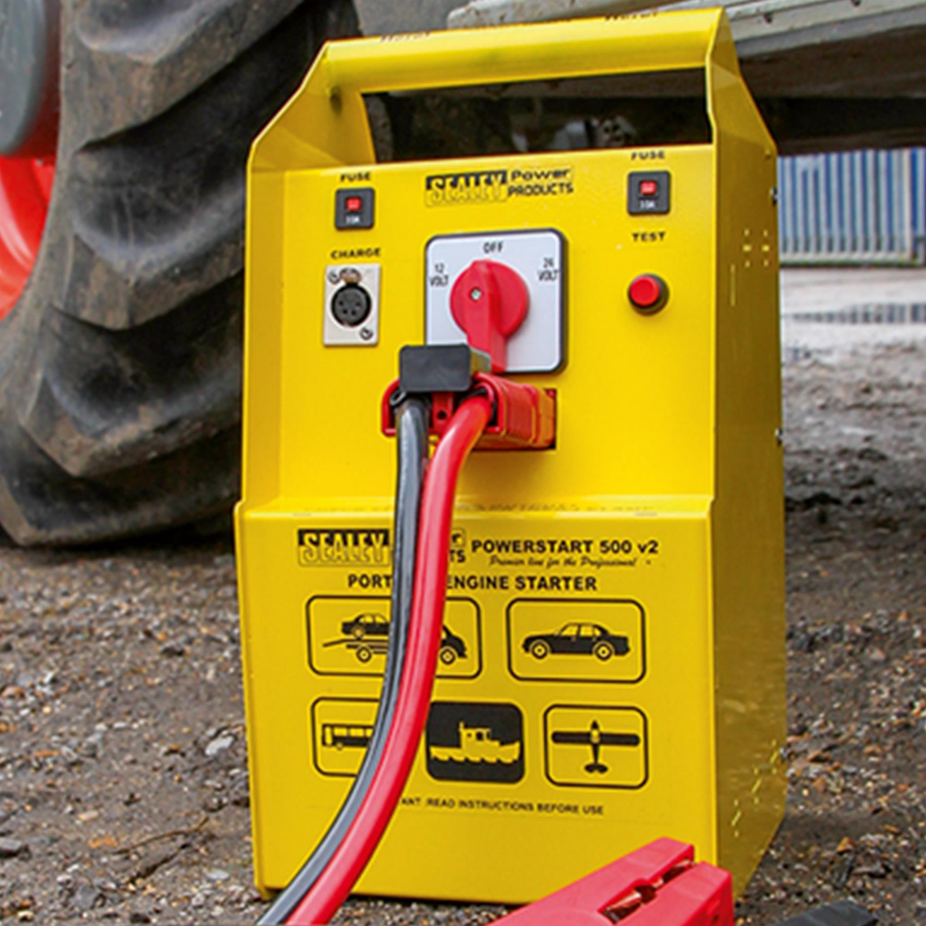 Sealey PowerStart Emergency Jump Starter 500hp Start 12/24V