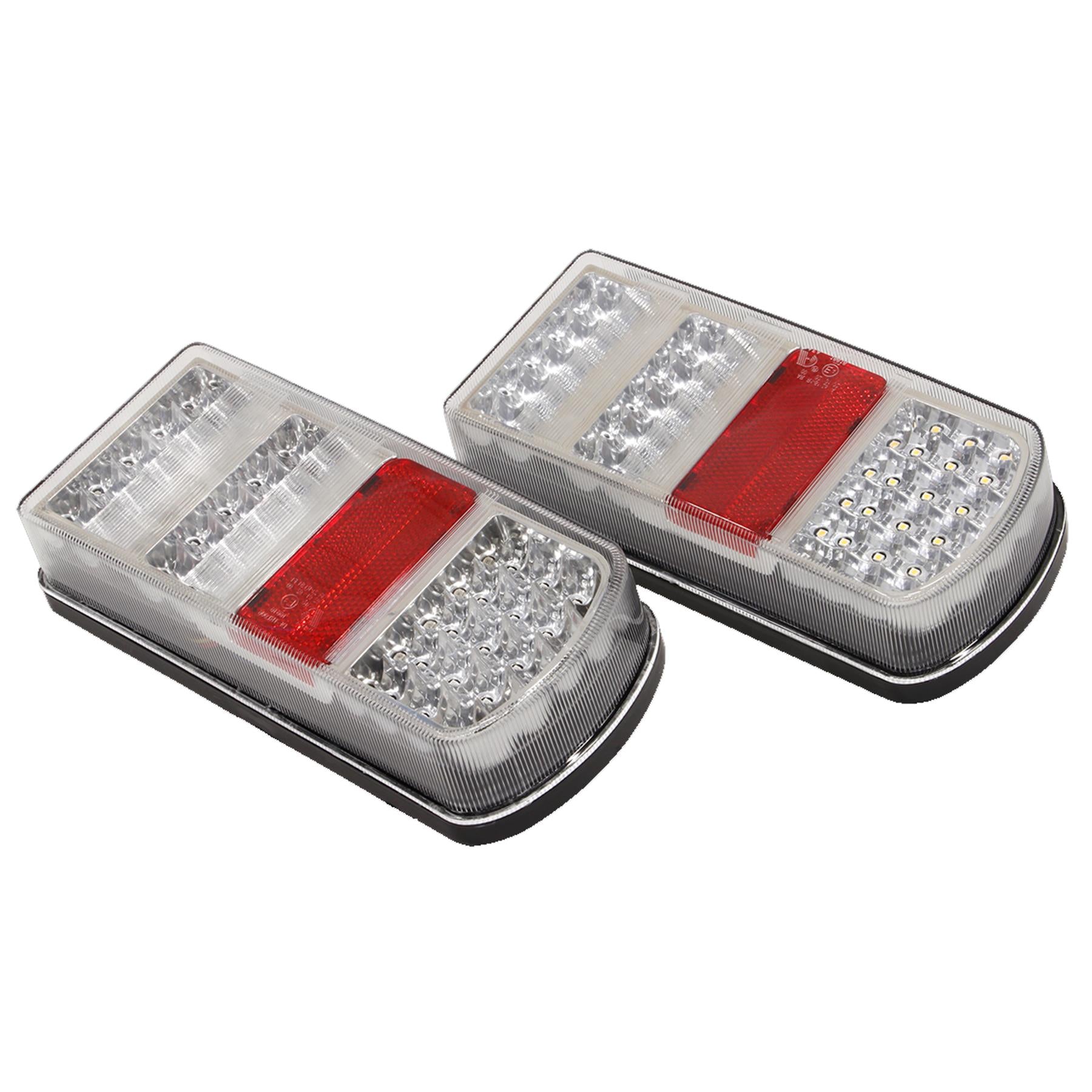 Sealey Rear Rectangle Lamp Cluster (Pair) LED 12V