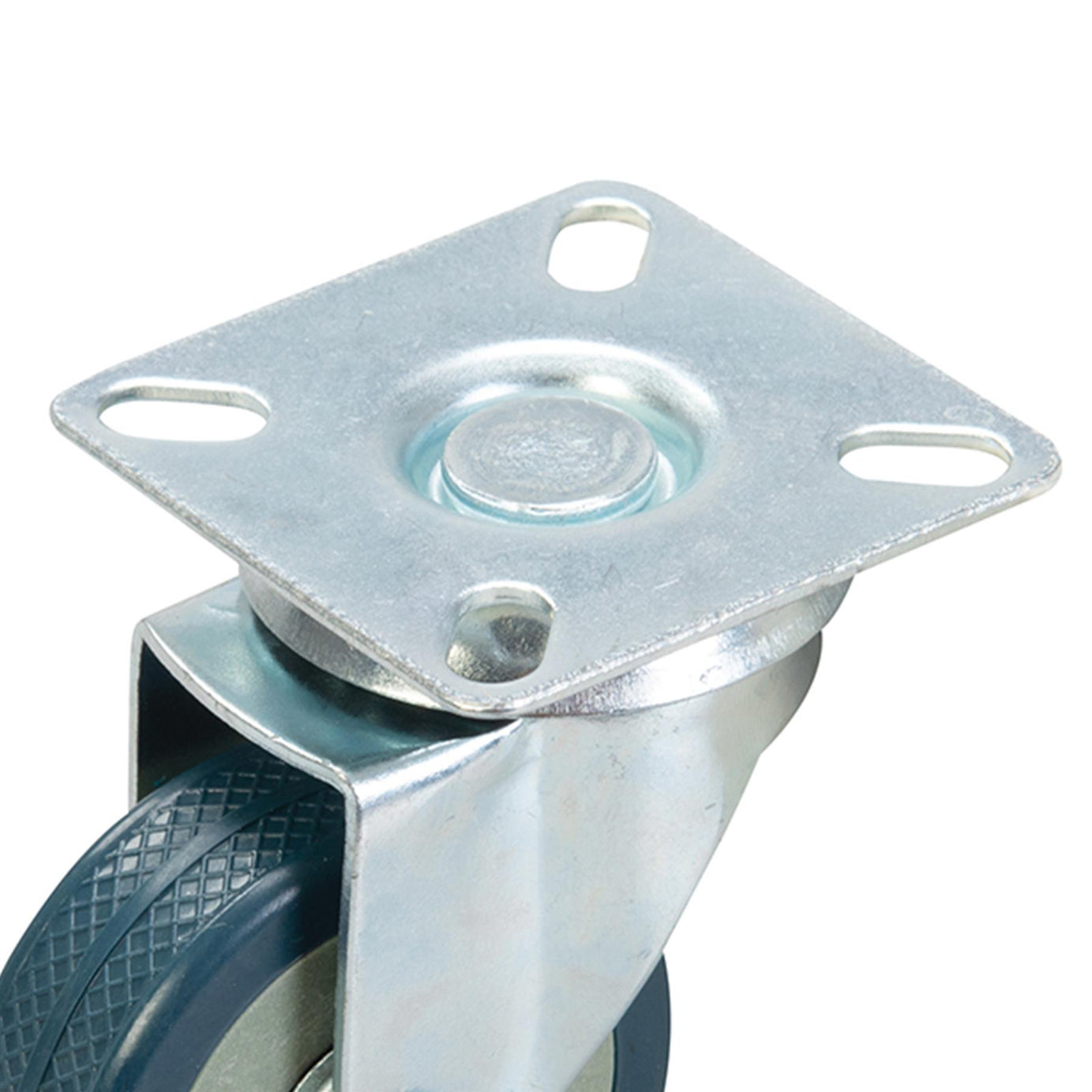 Swivel Rubber Castor - 50mm 50Kg Wheel Rubber Castor With Non-Marking Tyre