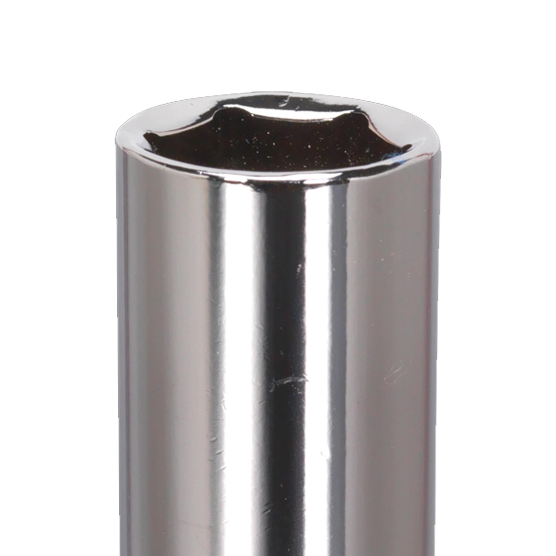 Sealey WallDrive Socket 17mm Deep 1/2"Sq Drive Chrome plated