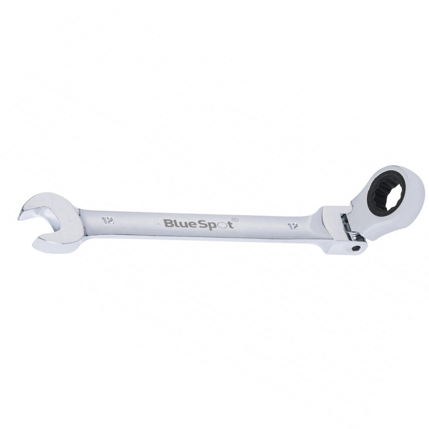 BlueSpot Ratchet Spanner Combination Flexible Head Wrench Metric 12mm