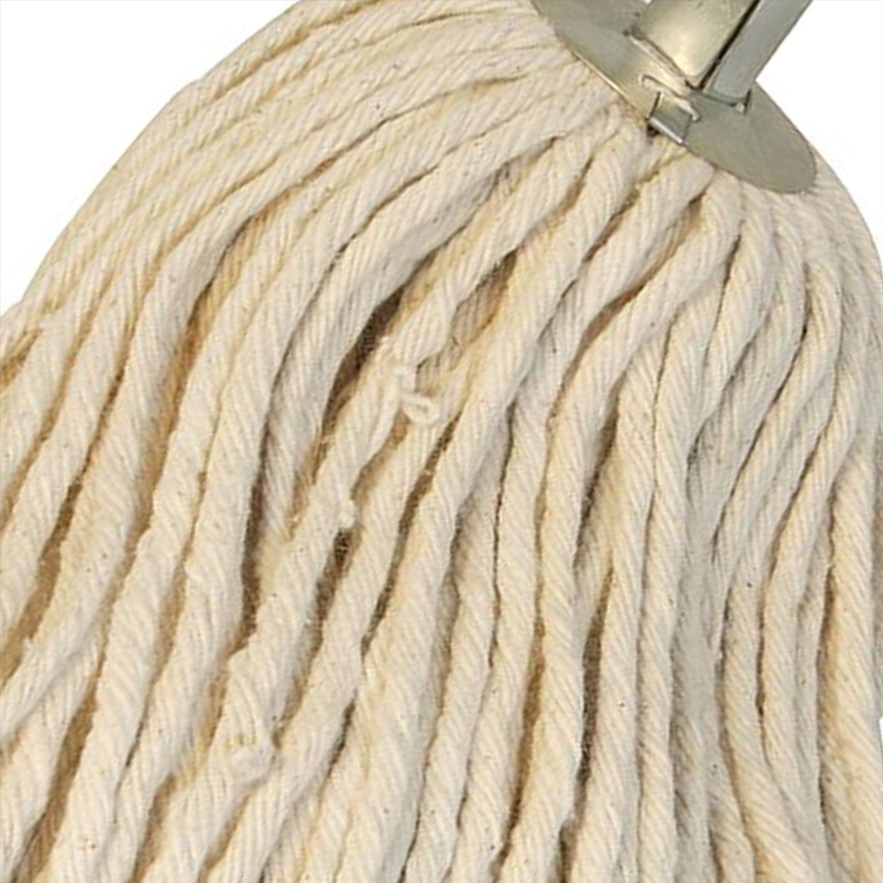 Traditional 4ply Unbleached Socket Mop Head Cotton-Mix Mop Head NO 12 24mm Dia Socket