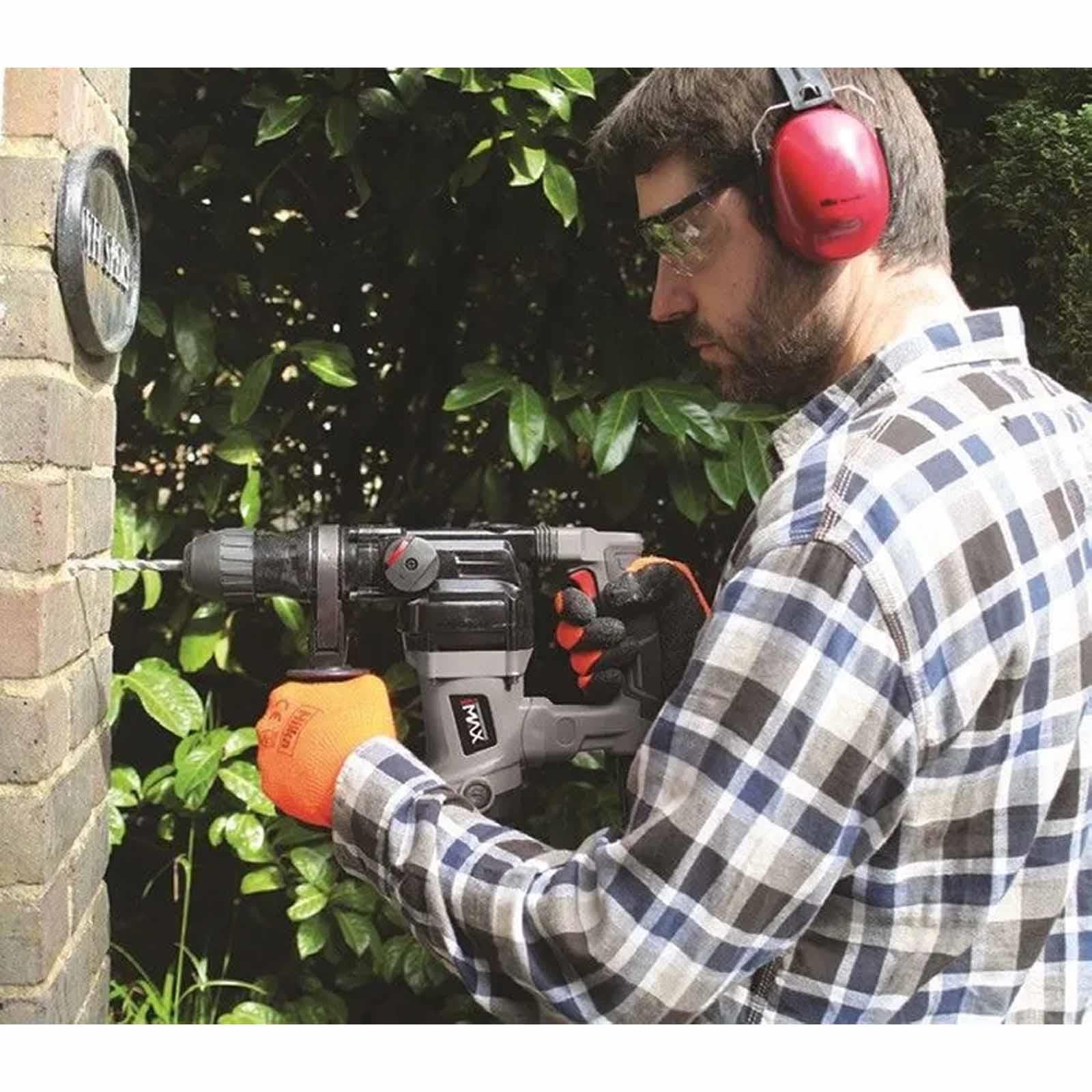 1250W SDS Plus Rotary Hammer Drill 2 Function Mode 230V