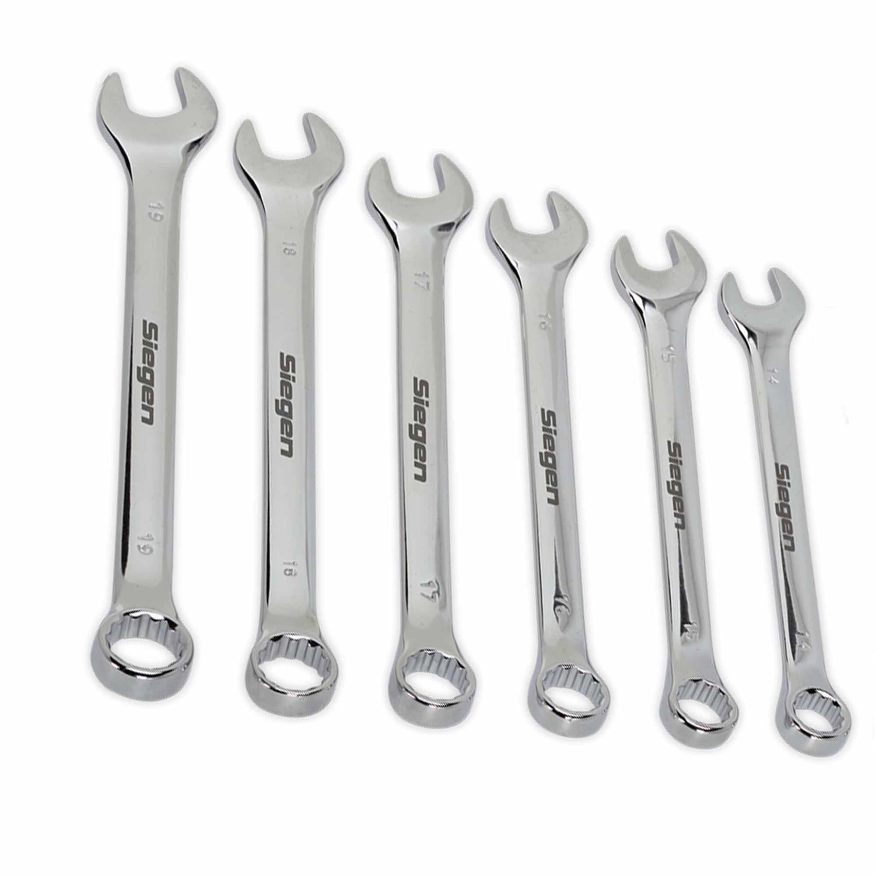 Sealey Combination Spanner Set 12pc Metric