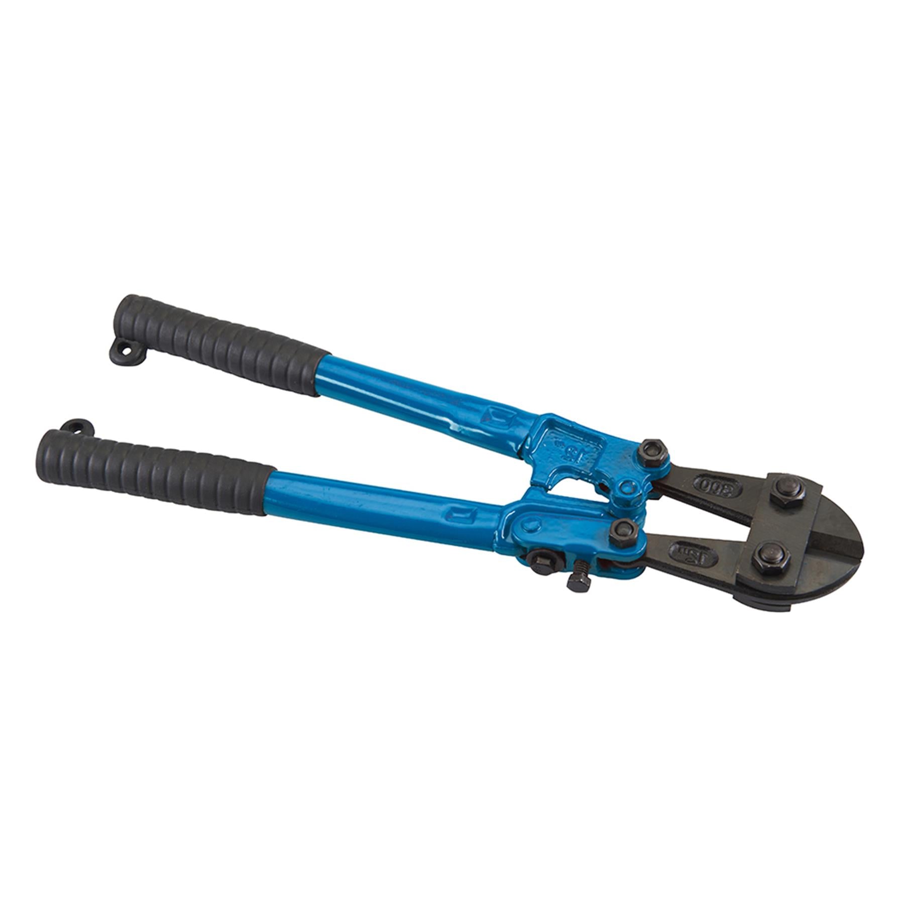 Bolt Cutters 300mm Length - Jaw 5mm Plastic Handle Grips Cuts Hardened Steel 12"