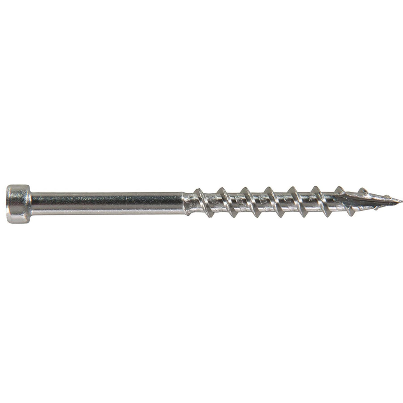 Stainless Steel Pocket-Hole Screws Pan Head Coarse  Thread -SS Deck 8 x 2" 500pk