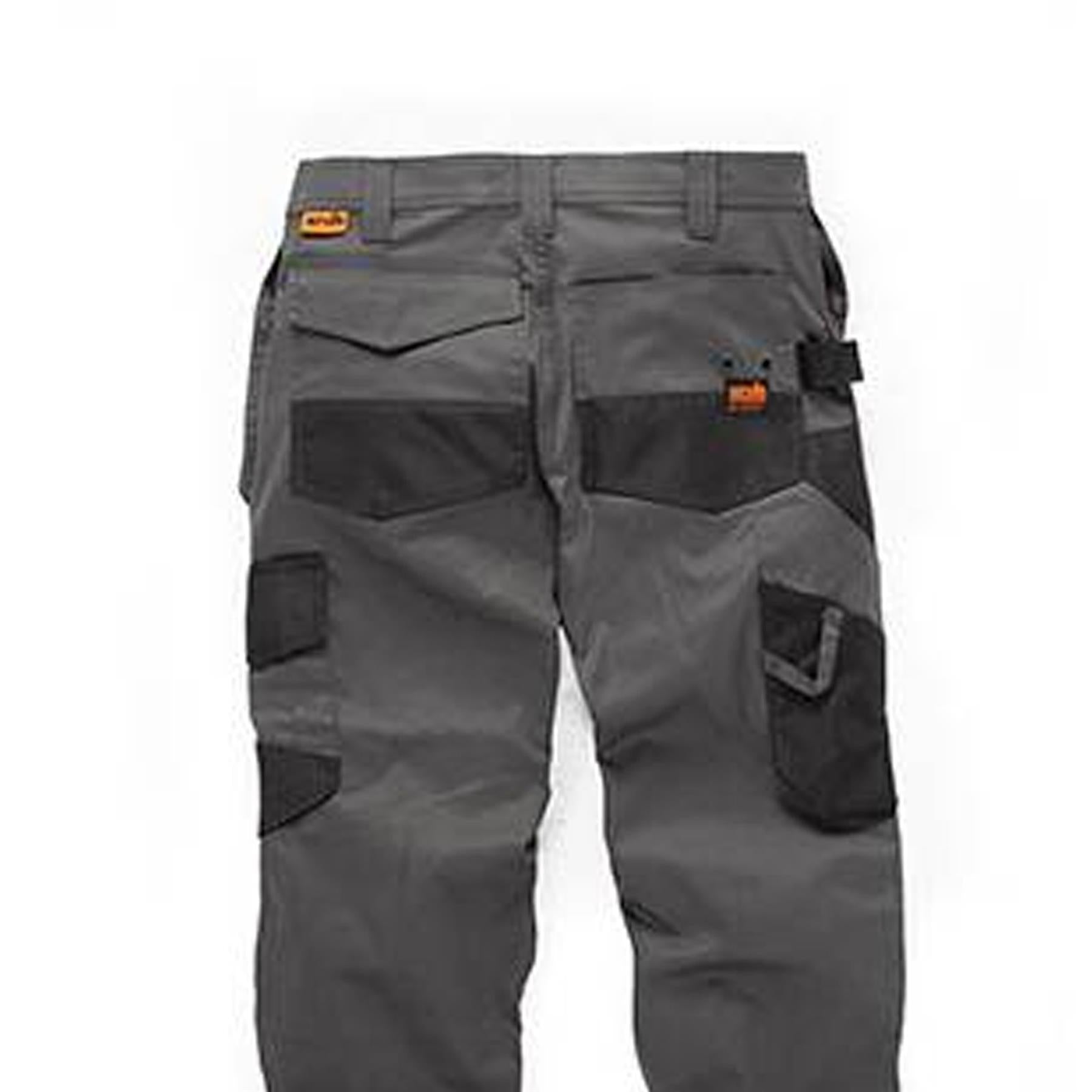 Scruffs WORKER Flex Trousers Graphite Trade Hardwearing 34S