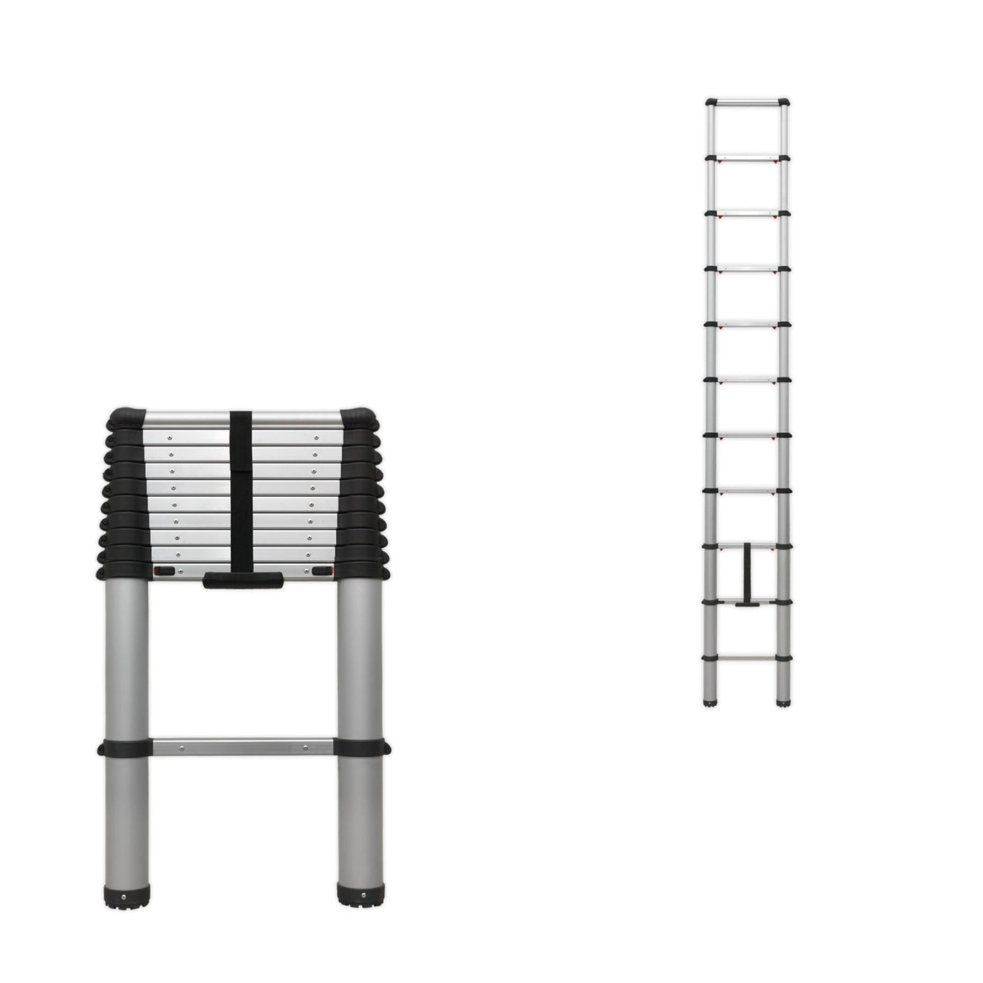 Sealey Aluminium Telescopic Ladder 11-Tread EN 131