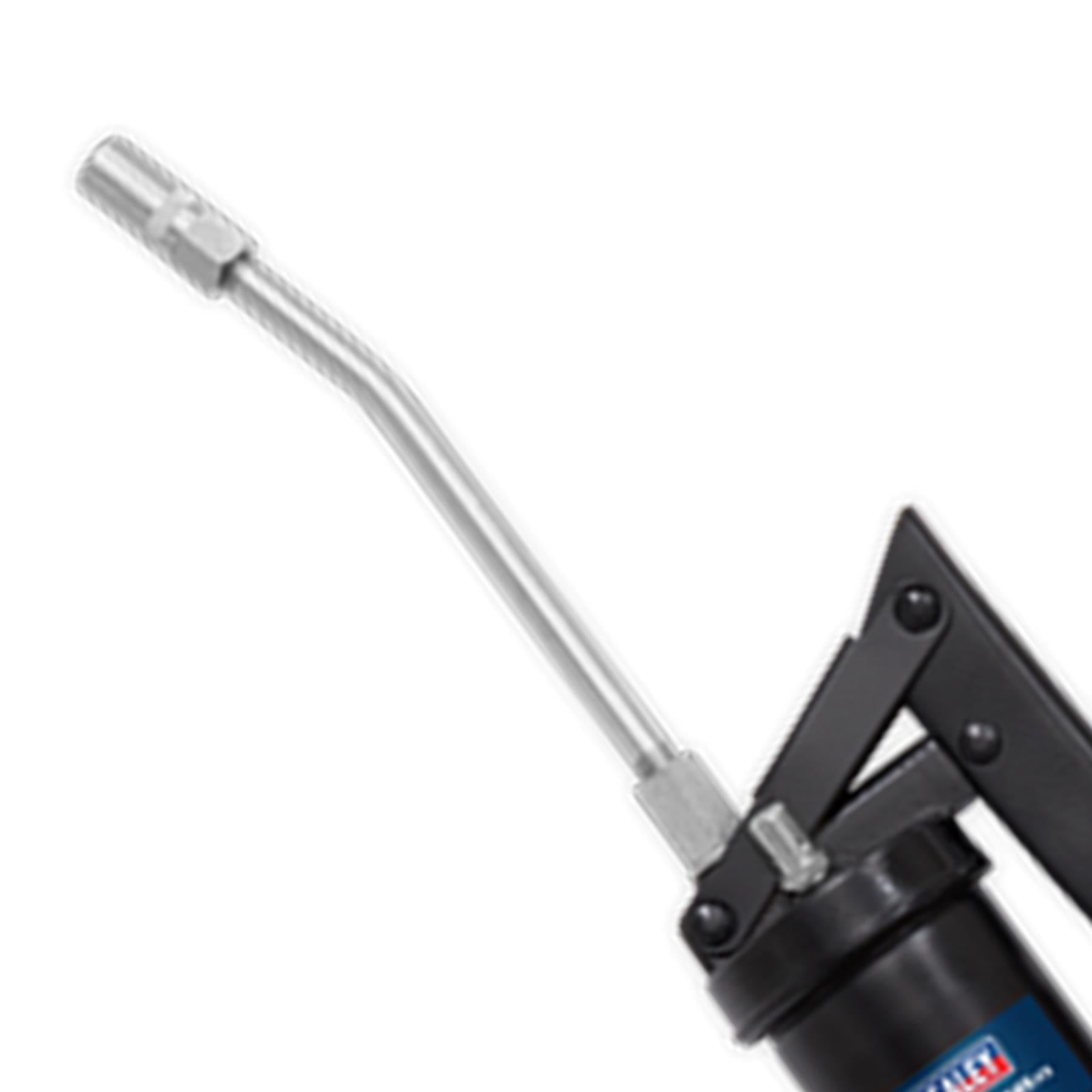 Sealey Side Lever Grip Grease Gun 3 Way Fill Greaser 7000 PSI 400g Lubrication