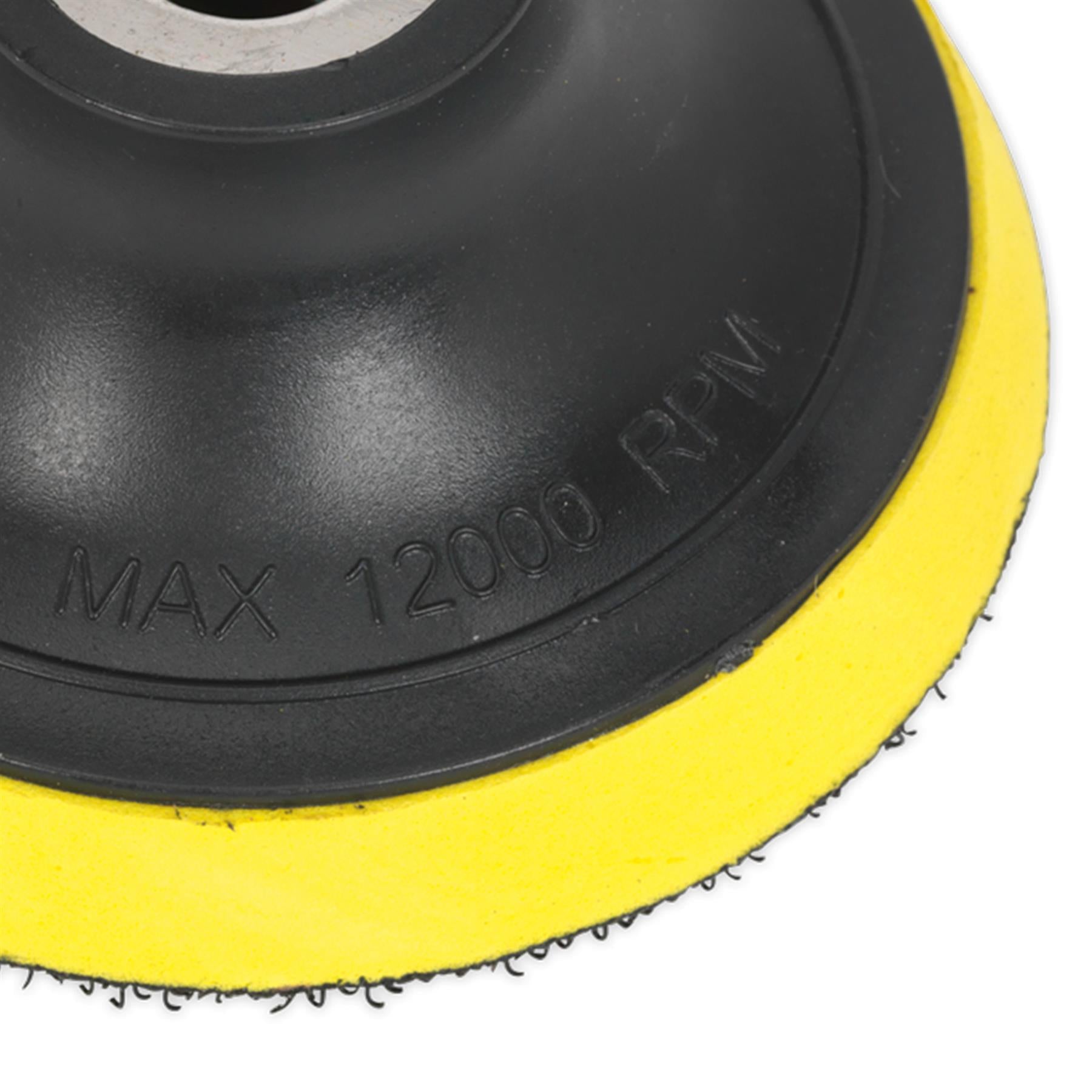 Sealey Hook-and-Loop Backing Pad 75mm M10 x 1.5mm