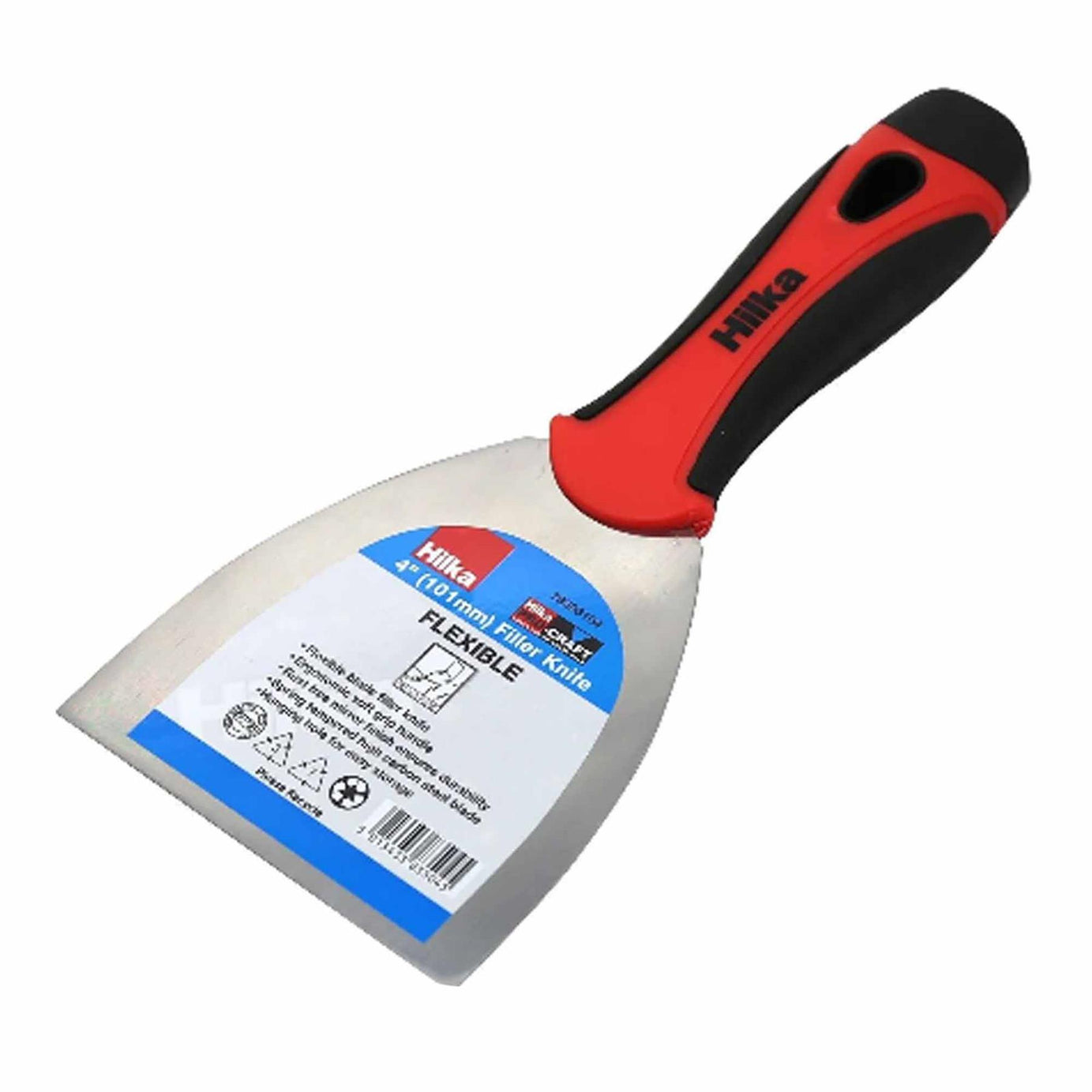 4" & 6"Filling Knife Taping Jointing Scraper Spatula,Flexible,SoftGrip Hand Tool Set