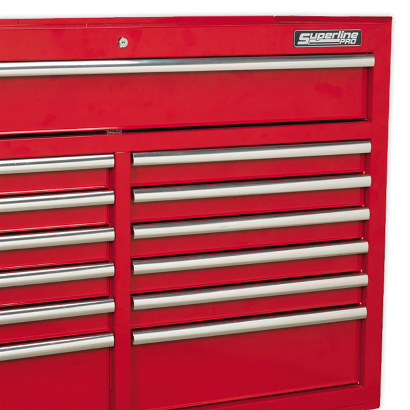 Sealey Rollcab 13 Drawer with Ball Bearing Slides - Red