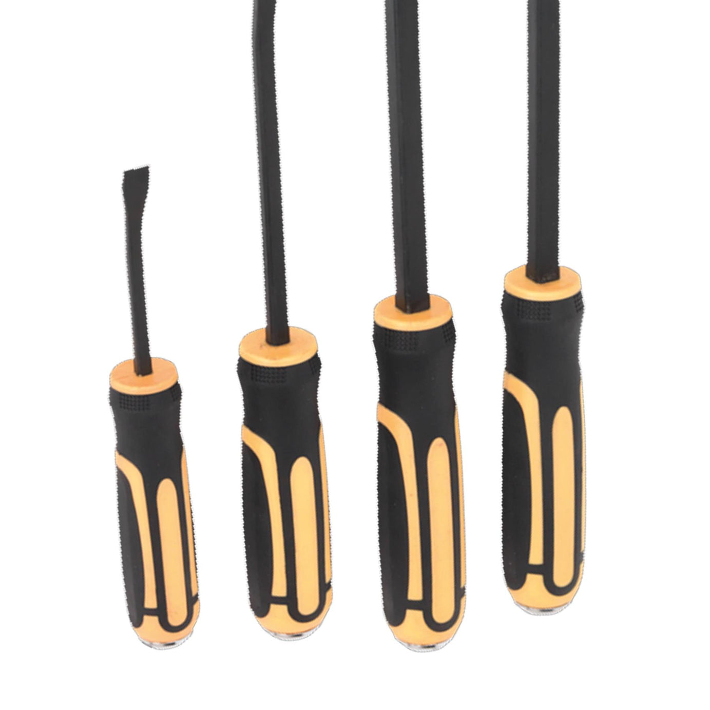 Sealey Angled Pry Bar Set with Hammer Cap Heavy-Duty 4pc