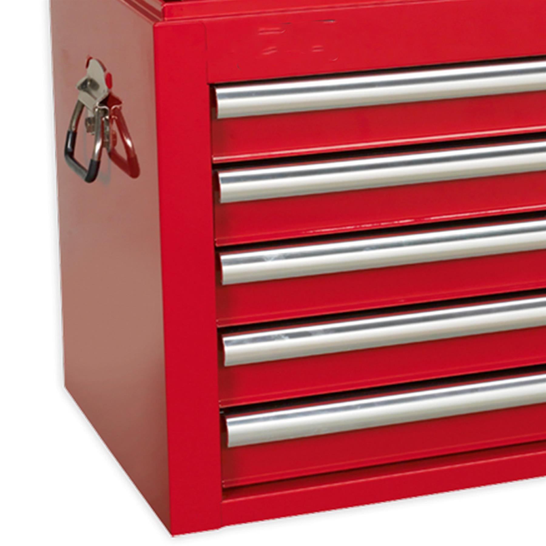 Sealey Topchest 10 Drawer with Ball Bearing Slides - Red