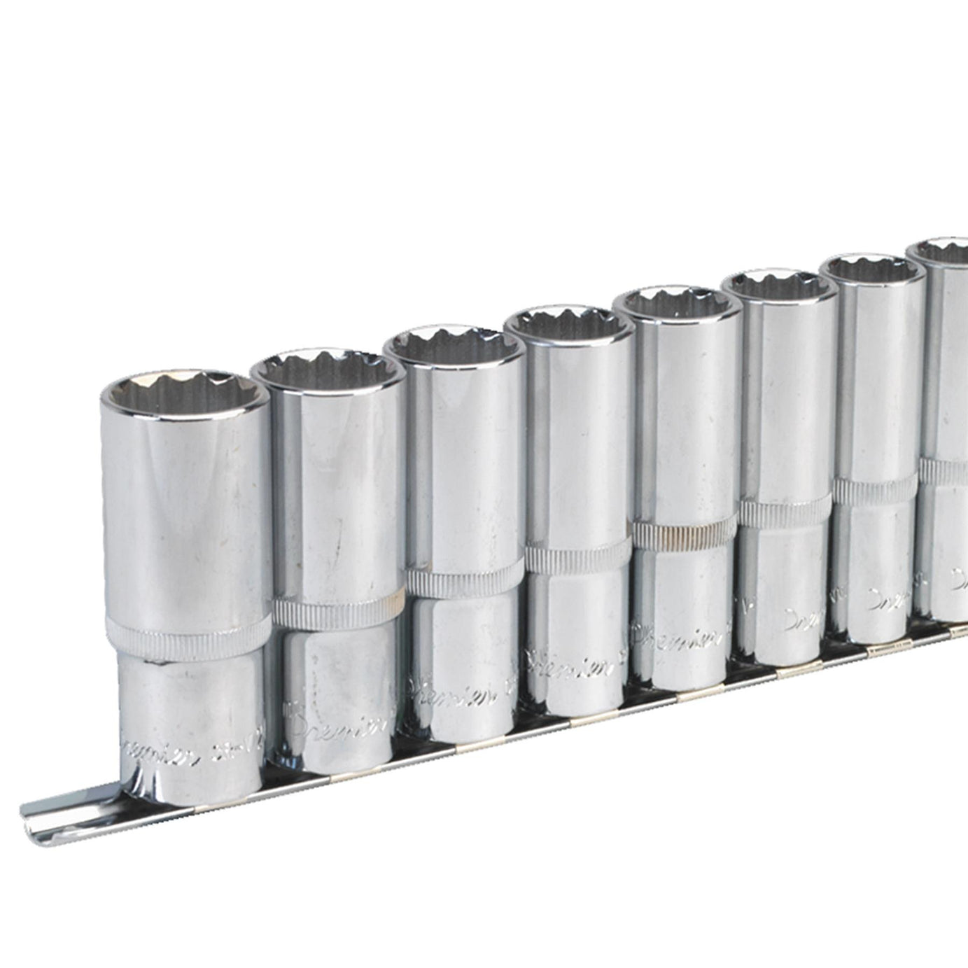 Sealey Socket Set 12pc 1/2"Sq Drive 12pt Deep WallDrive Metric