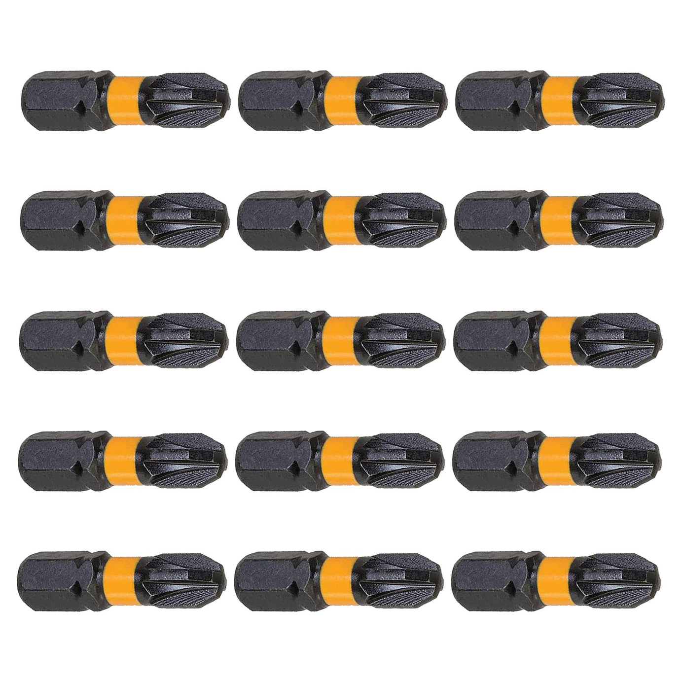 IMPACT SCREWDRIVER BITS PZ3 HEAD 25MM SCREW DRIVER BIT X 15