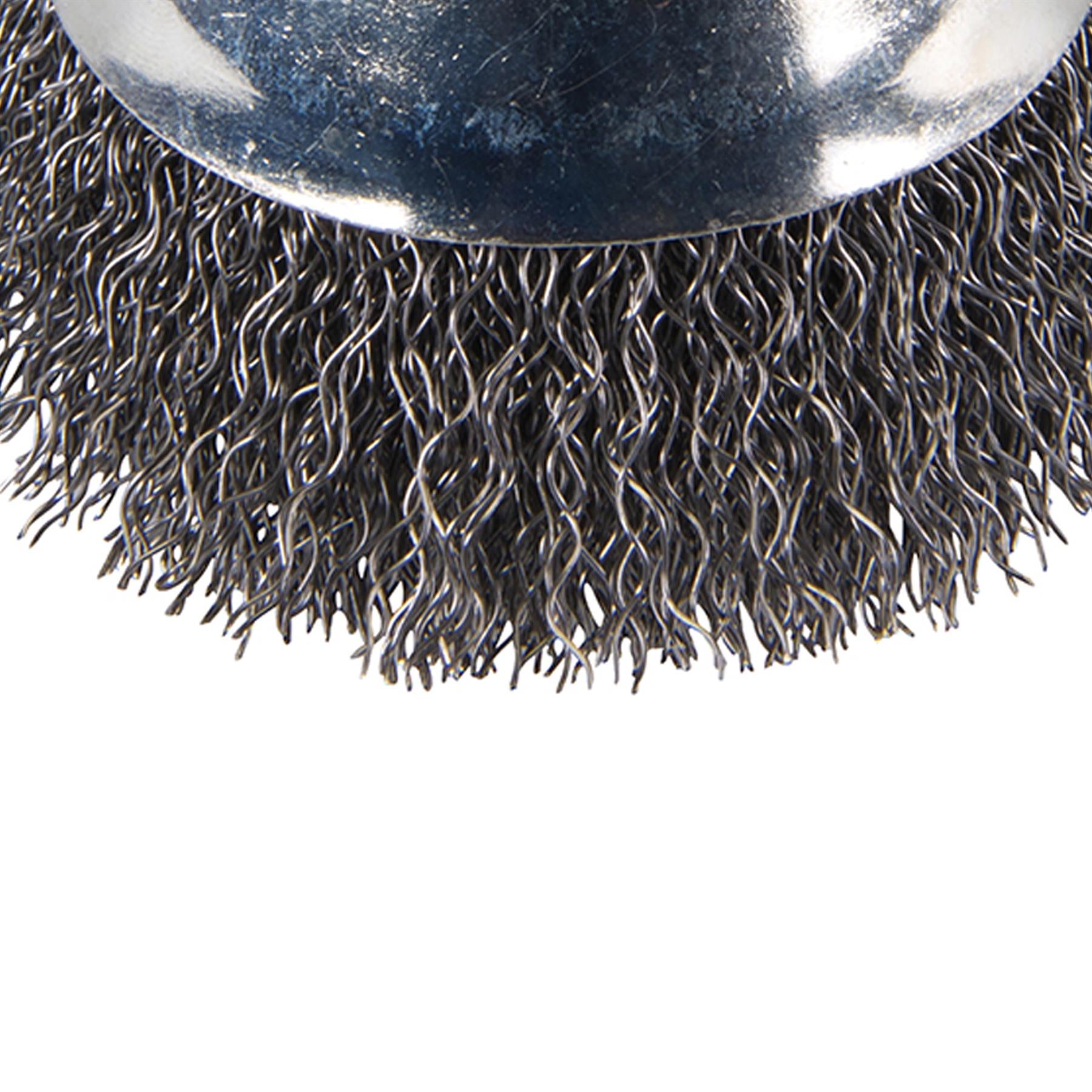 Rotary Steel Wire Cup Brush 75mm Grinding Wire Cups Heavy Duty DIY Tool