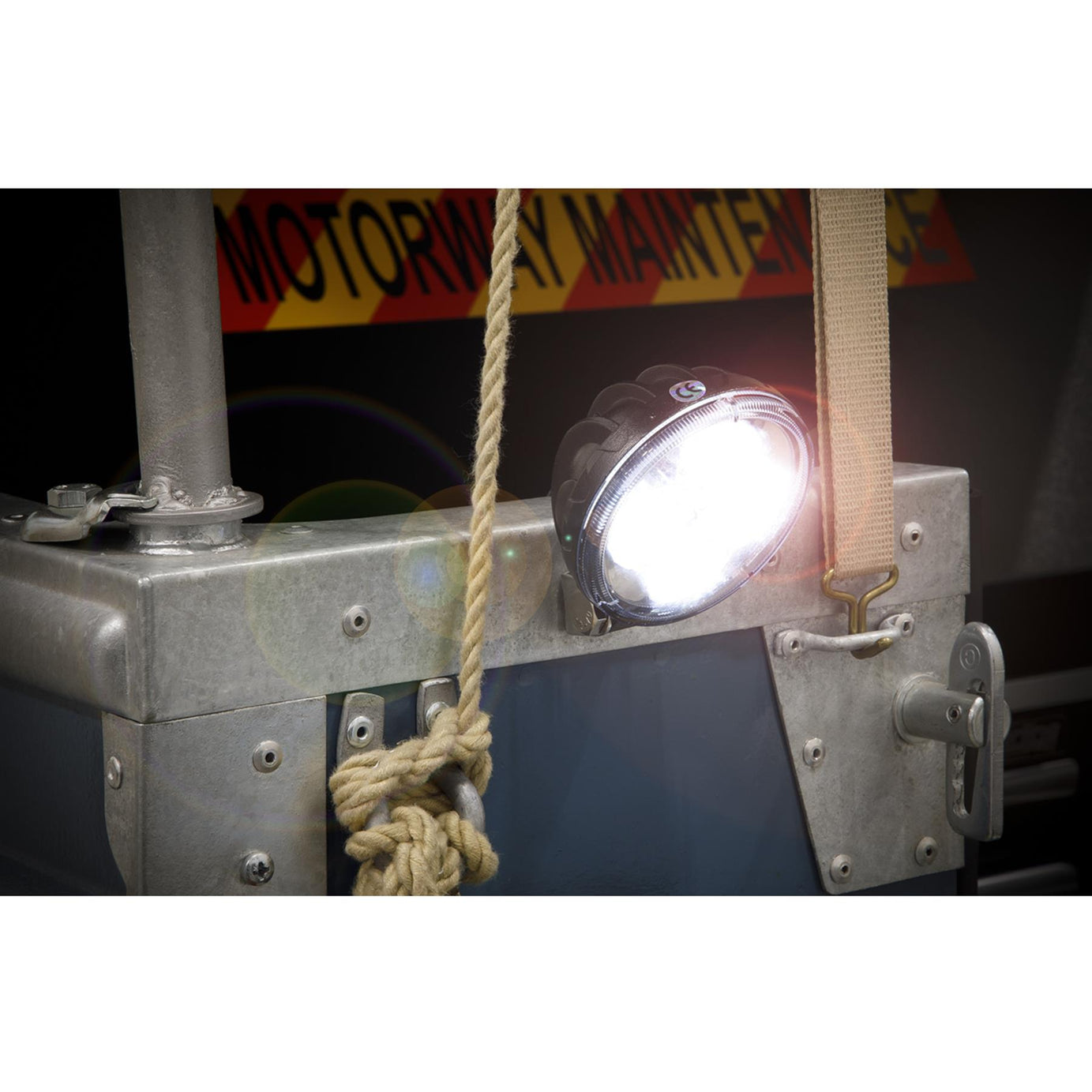 Sealey Round Work Light with Mounting Bracket 12W LED Mini