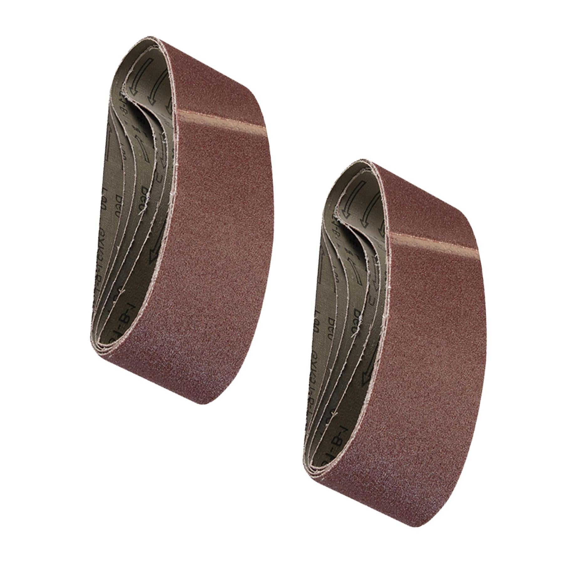 10 x Sanding Belts 75 x 533mm 60 Grits  Dapetz  Sanders MAKITA / BOSCH etc.