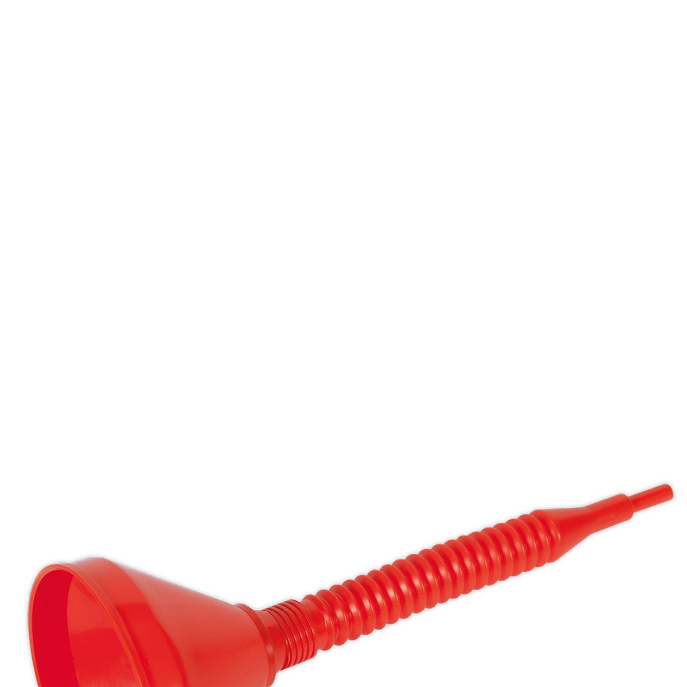 Sealey Funnel with Flexible Spout & Filter Medium 160mm