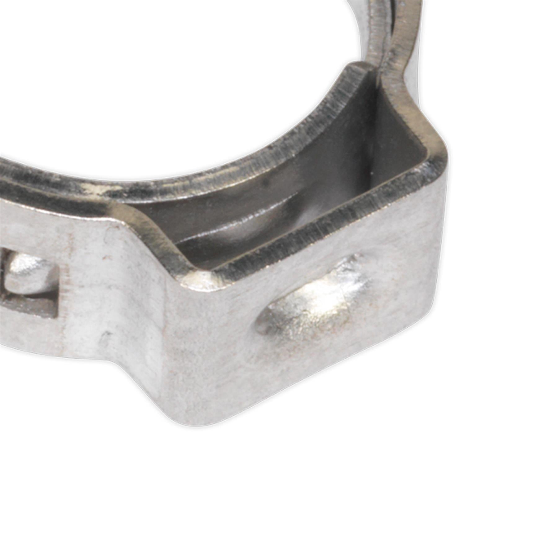Sealey O-Clip Single Ear Ø8.5-10mm  Stainless Steel Pack of 25