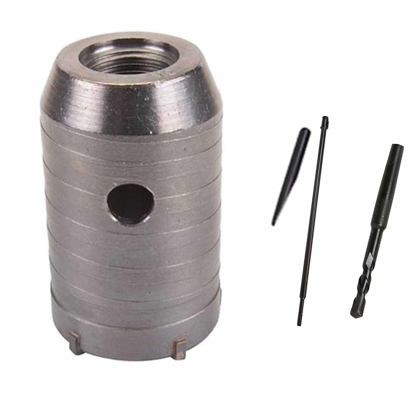 TCT Core Drill Bit 45mm Hole Saw Masonry Stone Brick SDS Plus 600mm Shaft Pilot