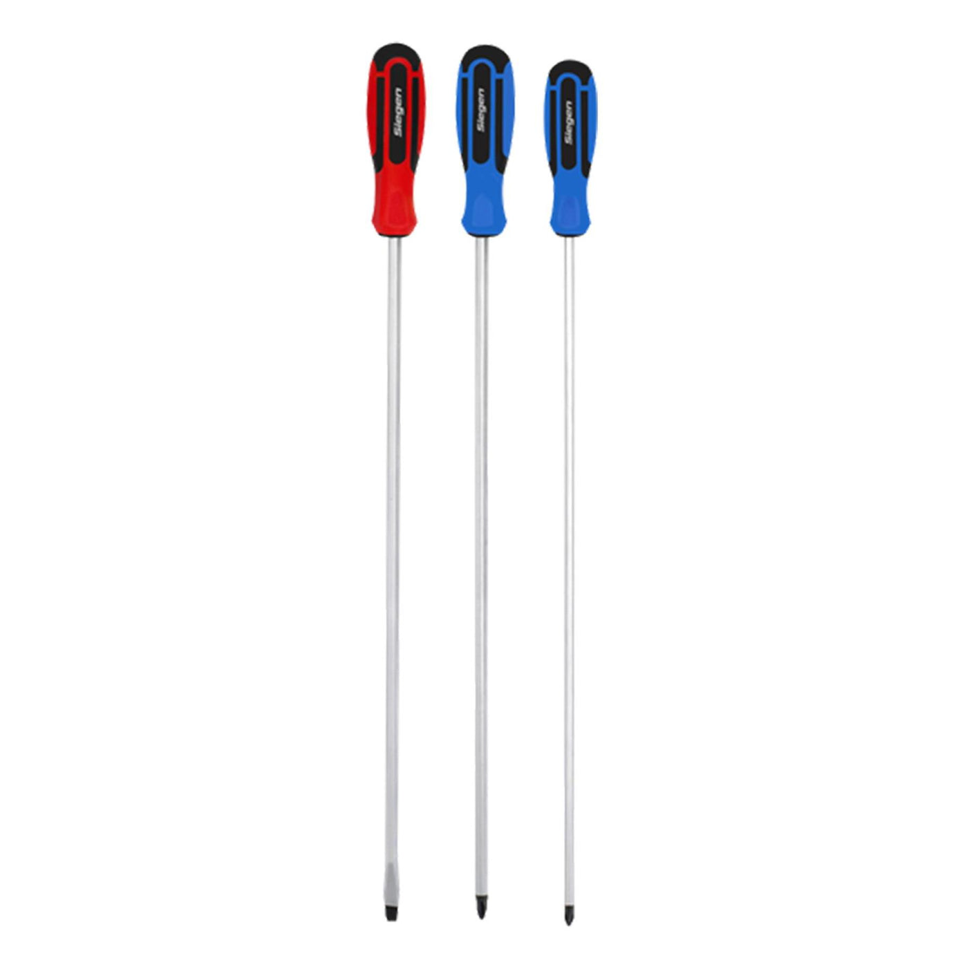 Sealey Screwdriver Set 3pc Extra-Long