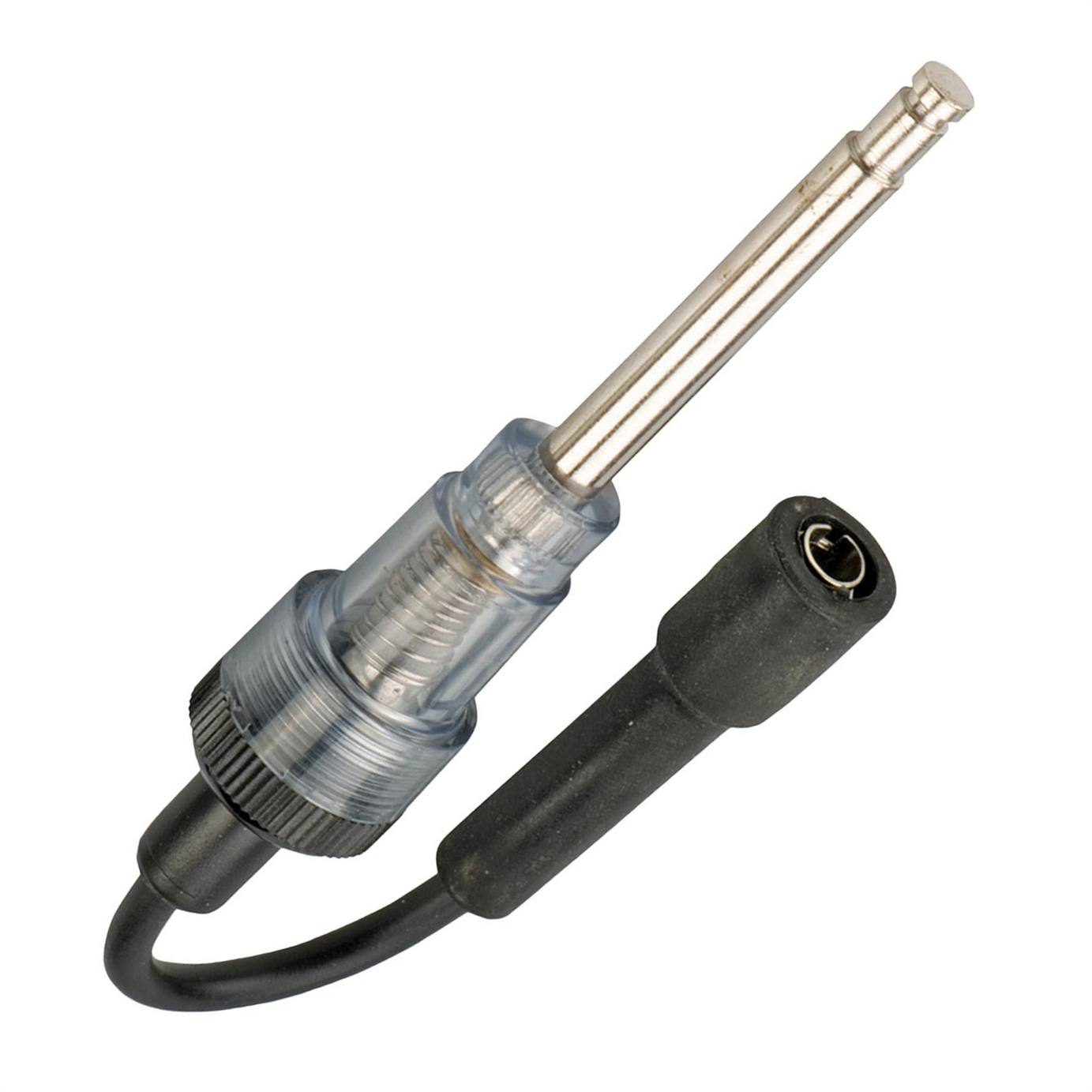 Auto Ignition Spark Plug Coil Tester In-Line Lead Van Car Bike & Cleaning Brush