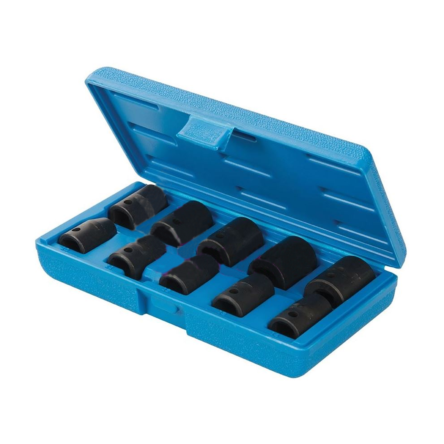 Impact Socket Set 1/2" Drive 6pt Metric 10pce 6 Point Hex Socket Set 10 - 22mm