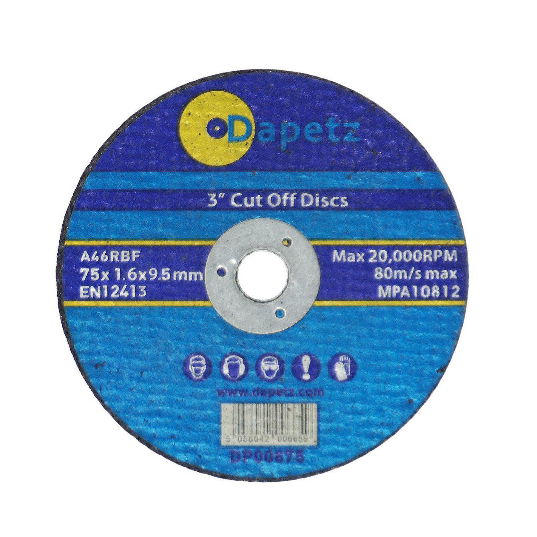 Metal Cutting Cut Off Discs 9.5mm