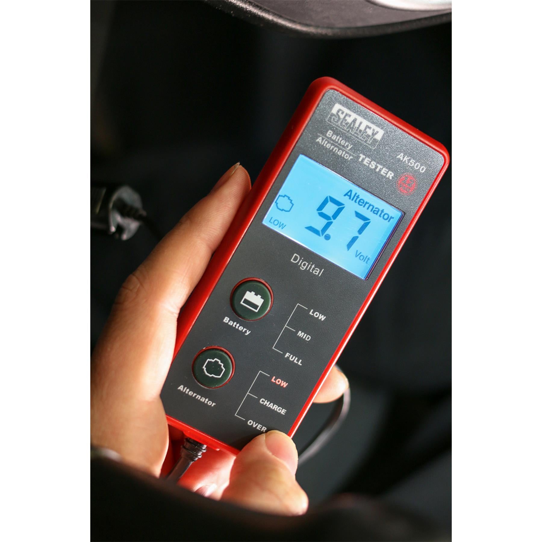 Sealey Car Van Battery Alternator Tester 12 Volt LCD Screen