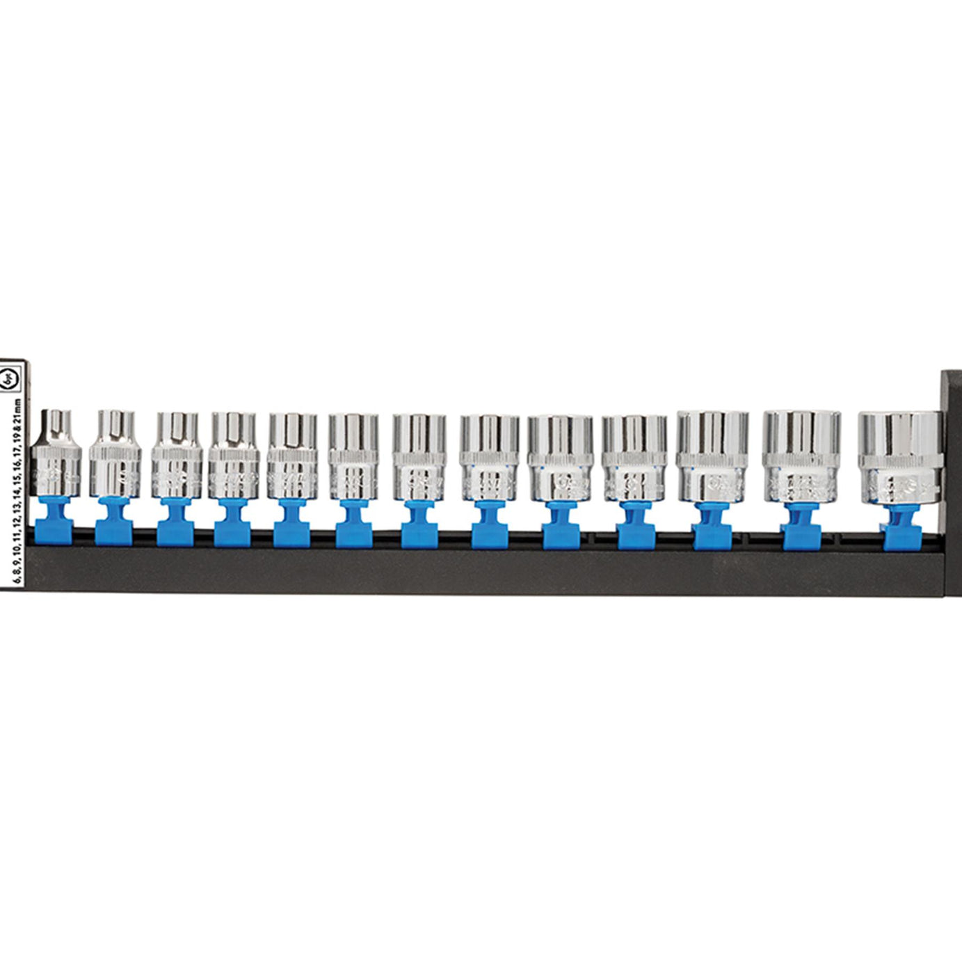 13 Pc Socket Set 3/8" Drive Metric 6 Point Crv 6mm - 21mm Mechanics Garage Tool