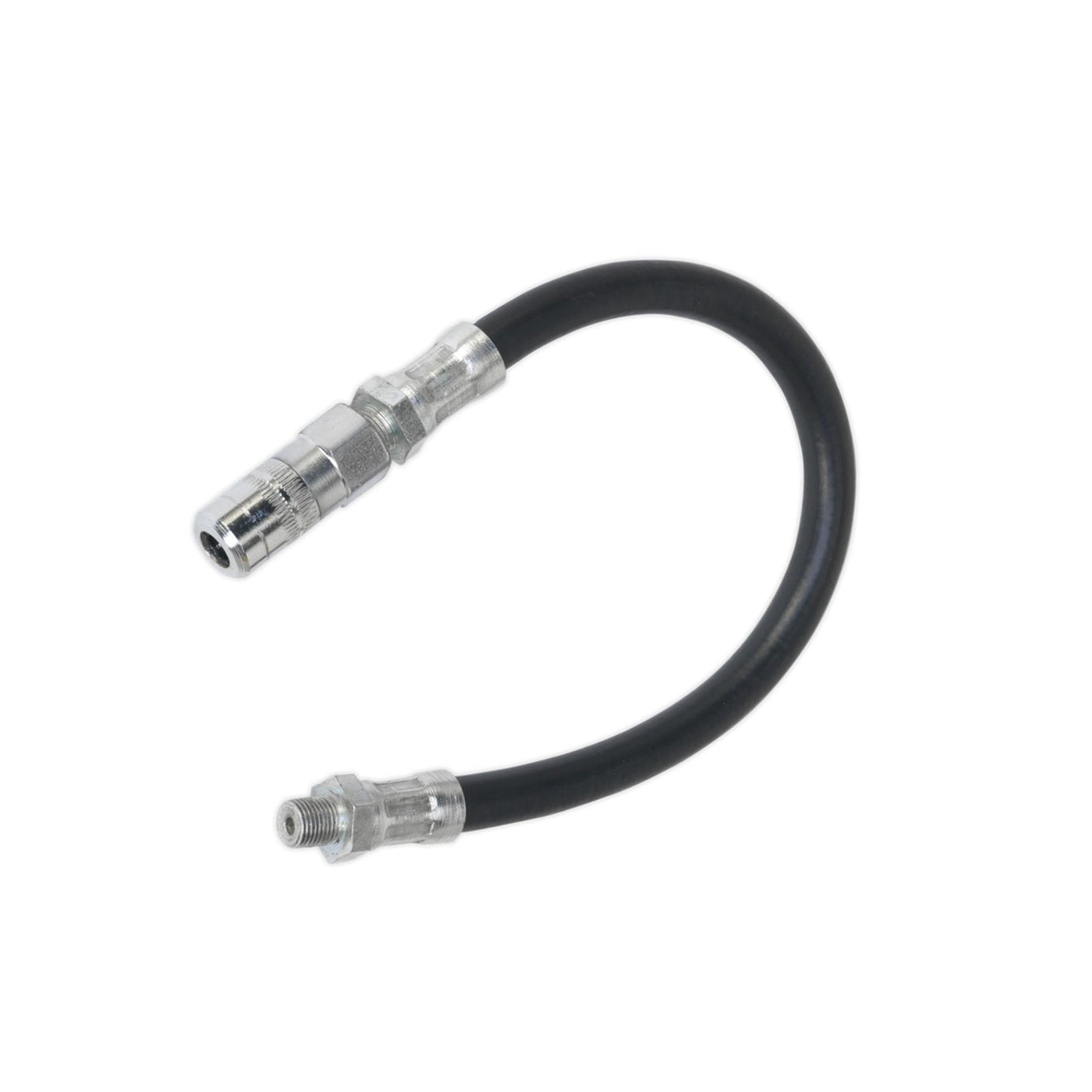 Sealey Rubber Del Hose with 4-Jaw Connector Flex 300mm 1/8"BSP Gas