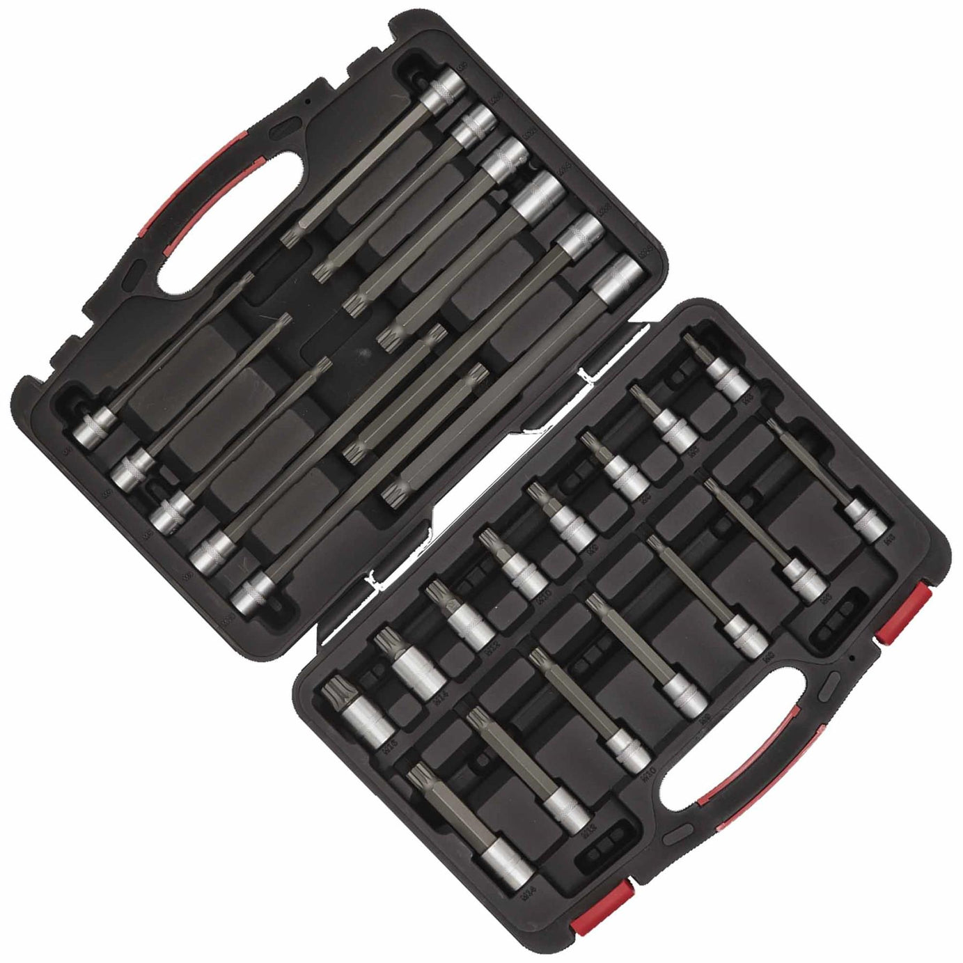 Sealey Spline Socket Bit Set 26pc 3/8"Sq Drive - Platinum Series