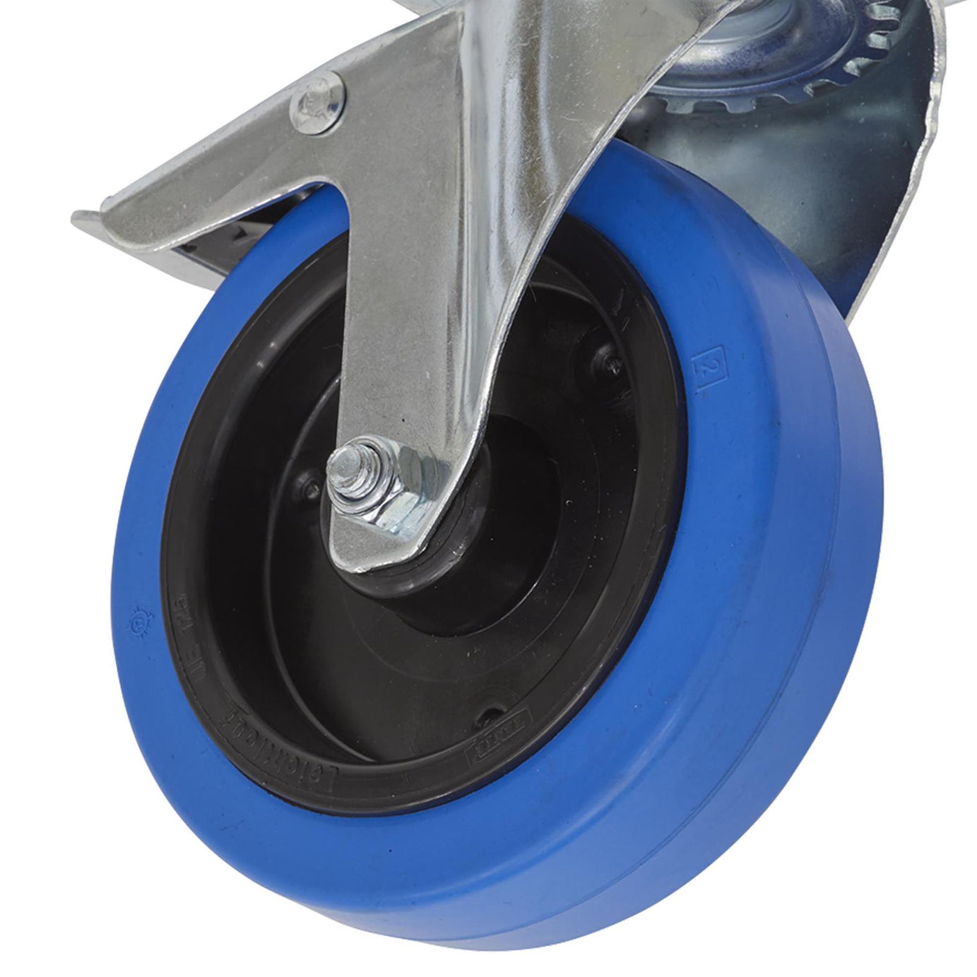 Sealey Castor Wheel Swivel Plate with Total Lock 125mm