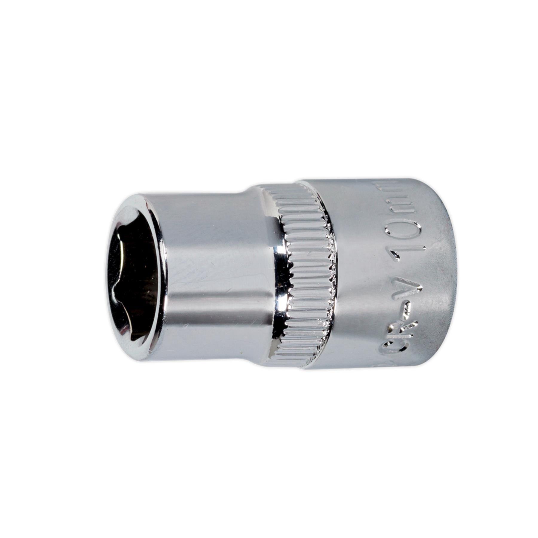 Sealey WallDrive® Socket 10mm 3/8"Sq Drive Fully Polished