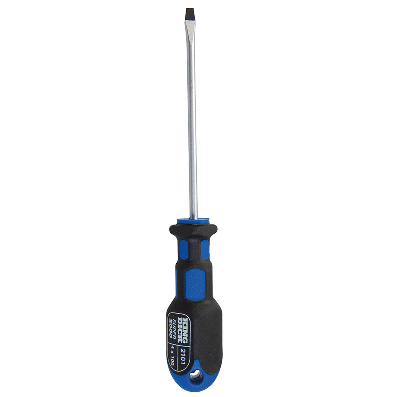 King Dick 4 X 100mm Slotted Screwdriver British Made Soft Grip