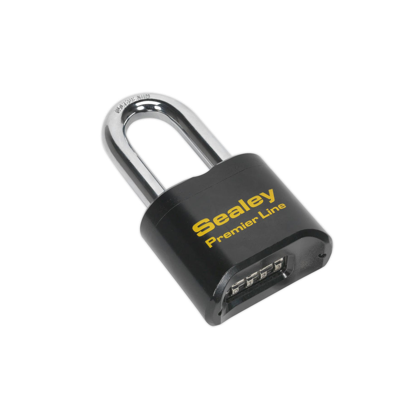 Sealey Steel Body Combination Padlock Long Shackle 62mm