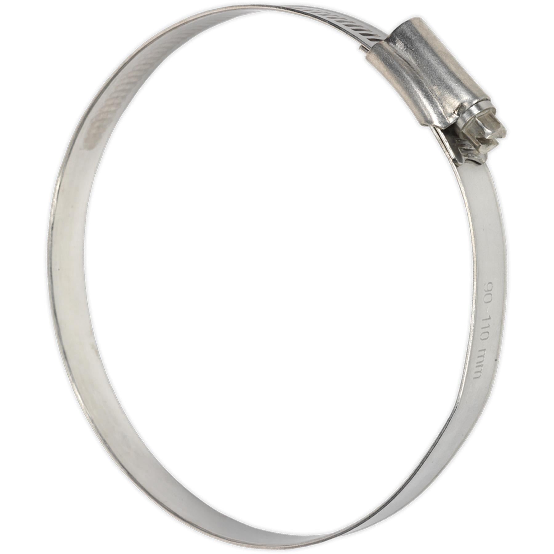Sealey Hose Clip Stainless Steel 90-110mm Pack of 5