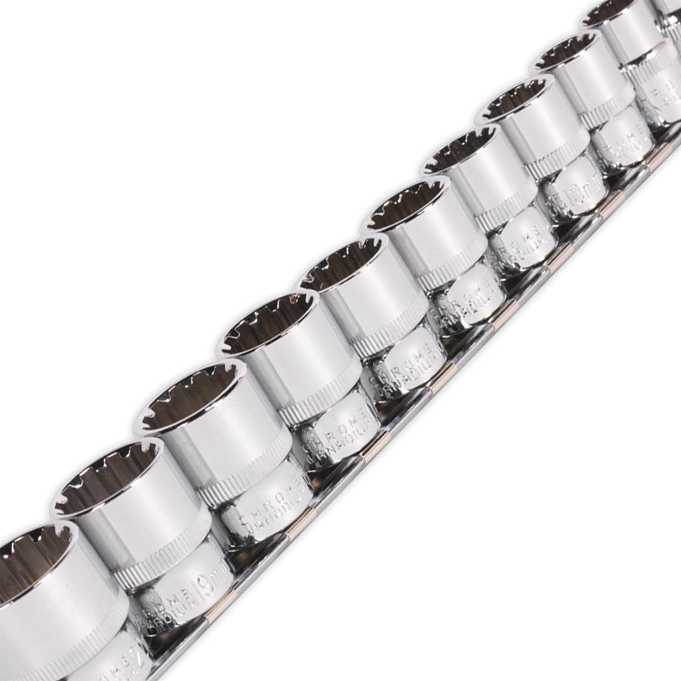 Sealey Socket Set 11pc 3/8"Sq Drive Total Drive