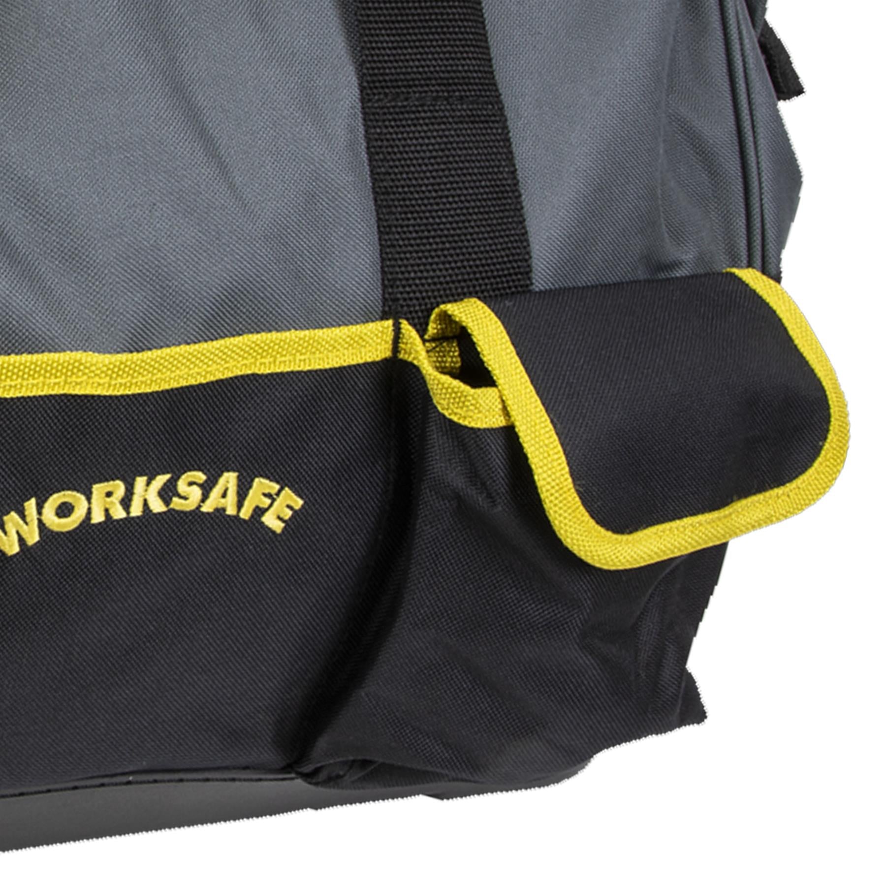 Worksafe Toolbag 440mm. A Hard-Wearing Plastic Base. Sealey