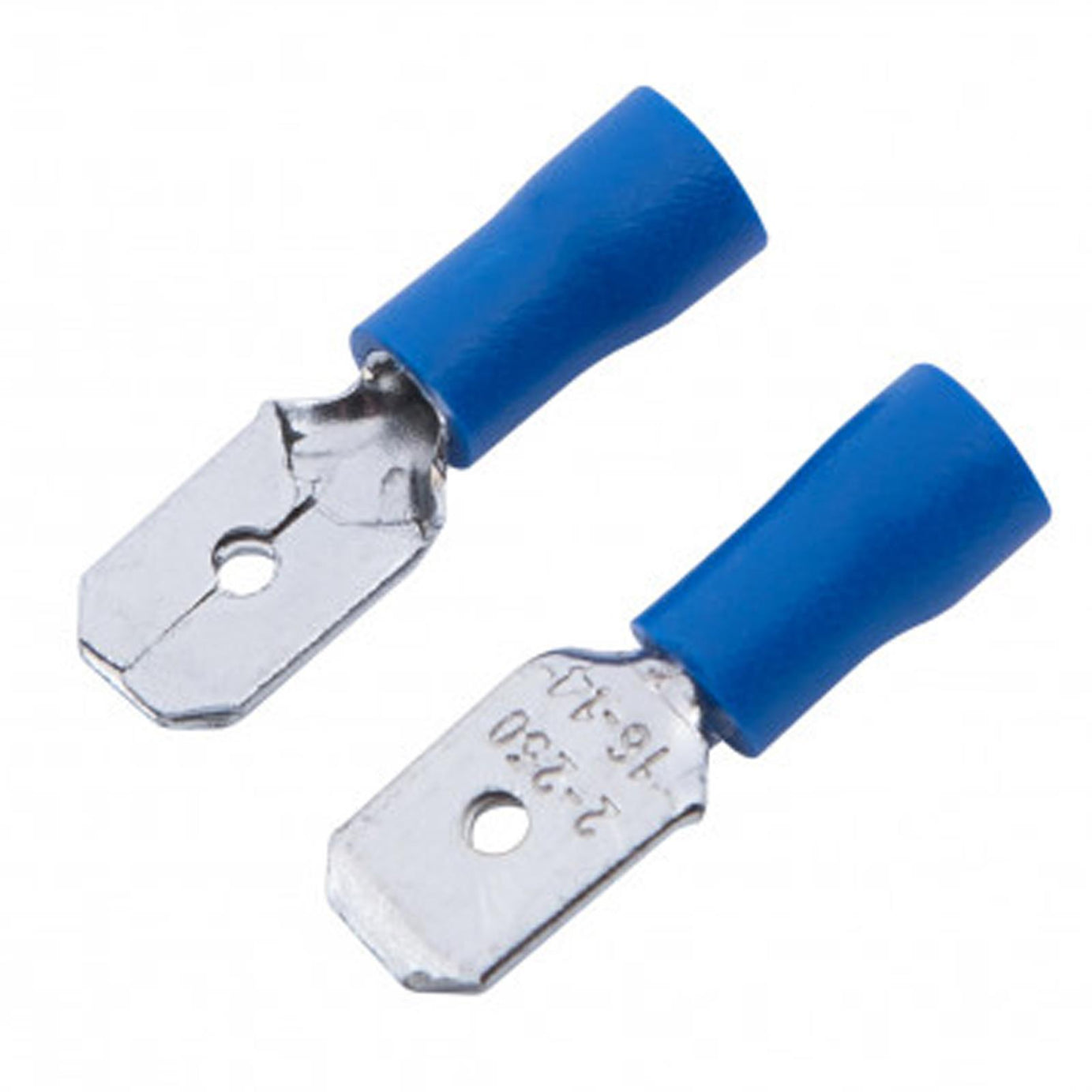 BlueSpot 100Pce Blue Male Terminals Brass And PVC Terminals 15A Electrical New